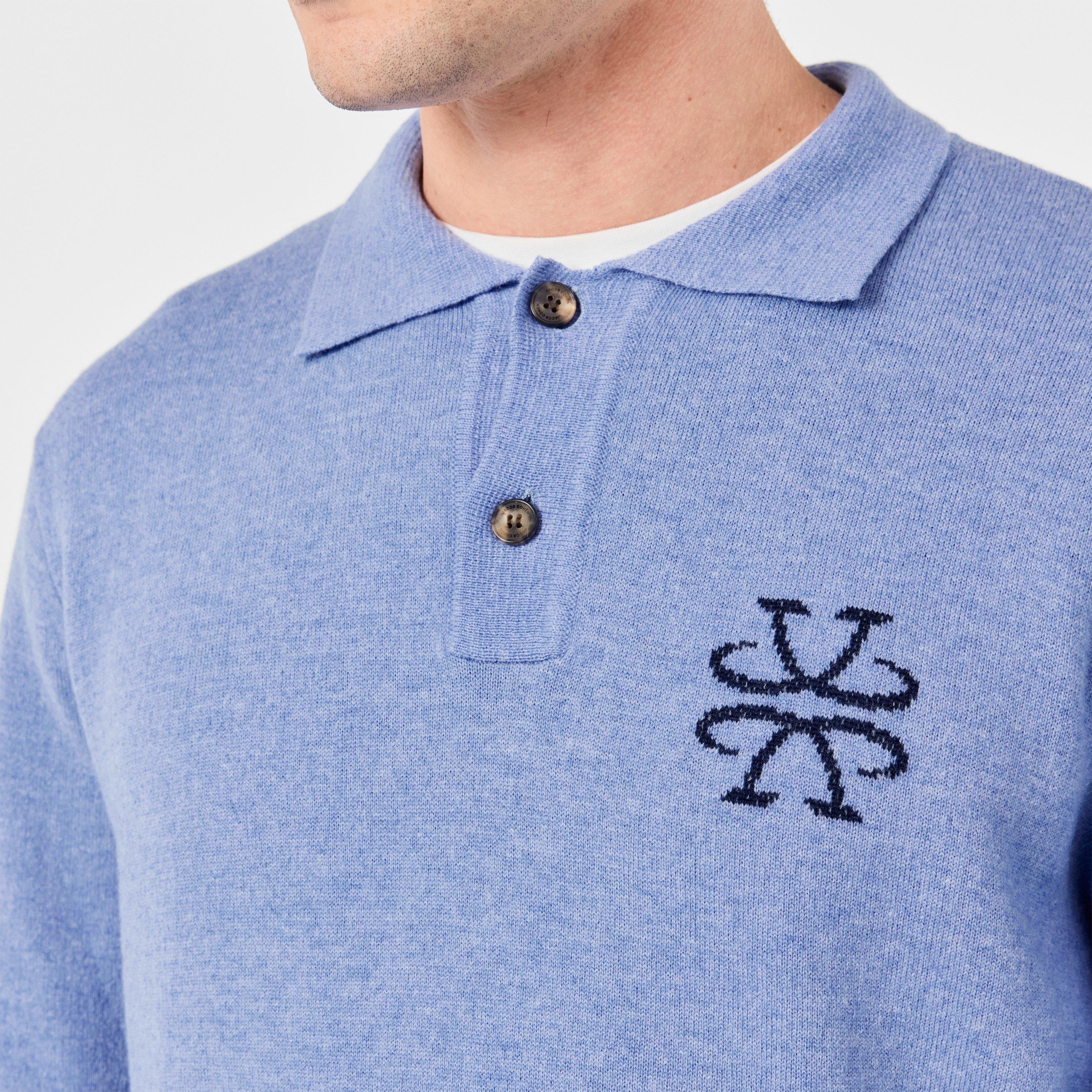 Azure - Jacob Cohen - Men's Polo Knitted Top - 5