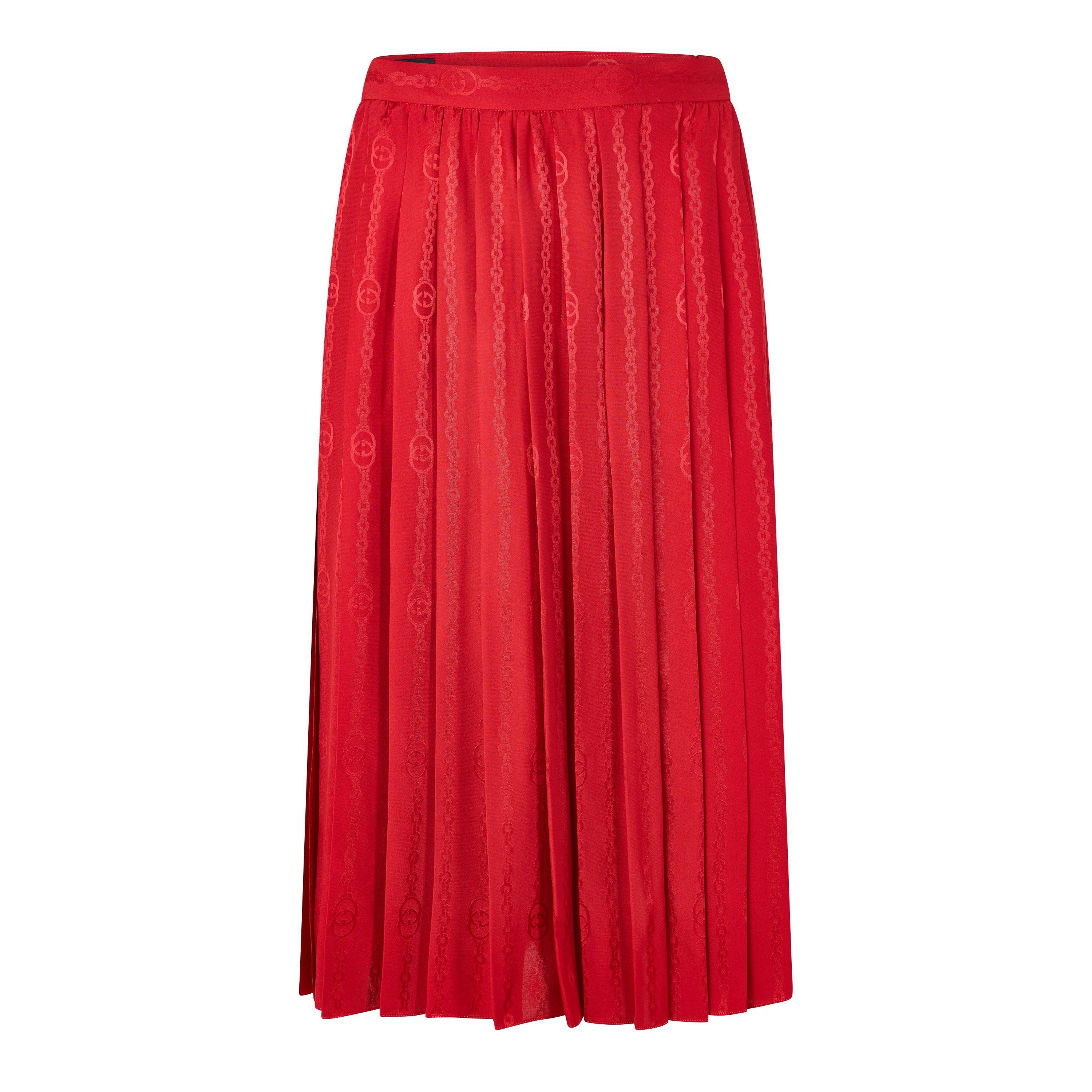 Fire - Gucci - Gucci Silk Skirt Ld63 - 1