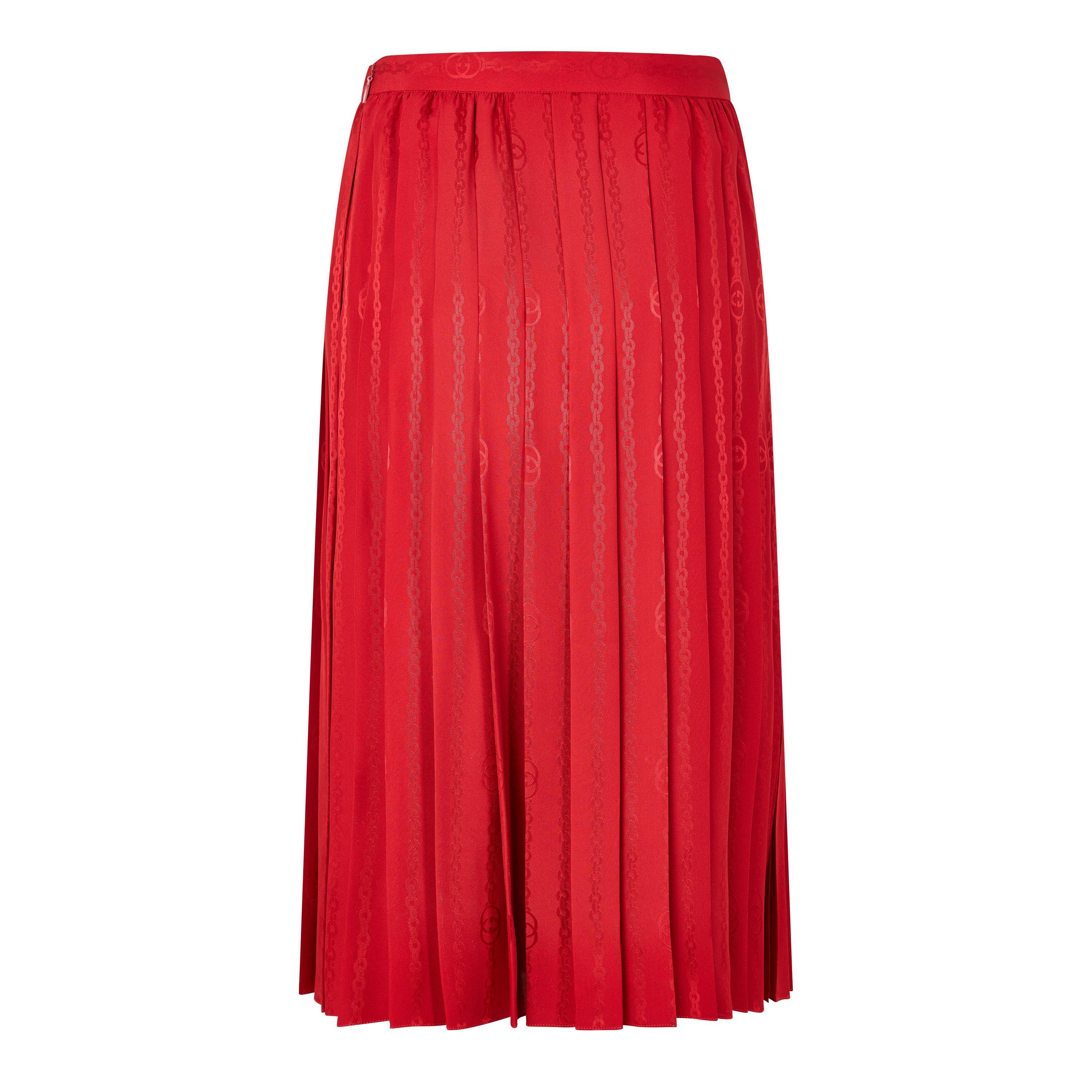Fire - Gucci - Gucci Silk Skirt Ld63 - 2