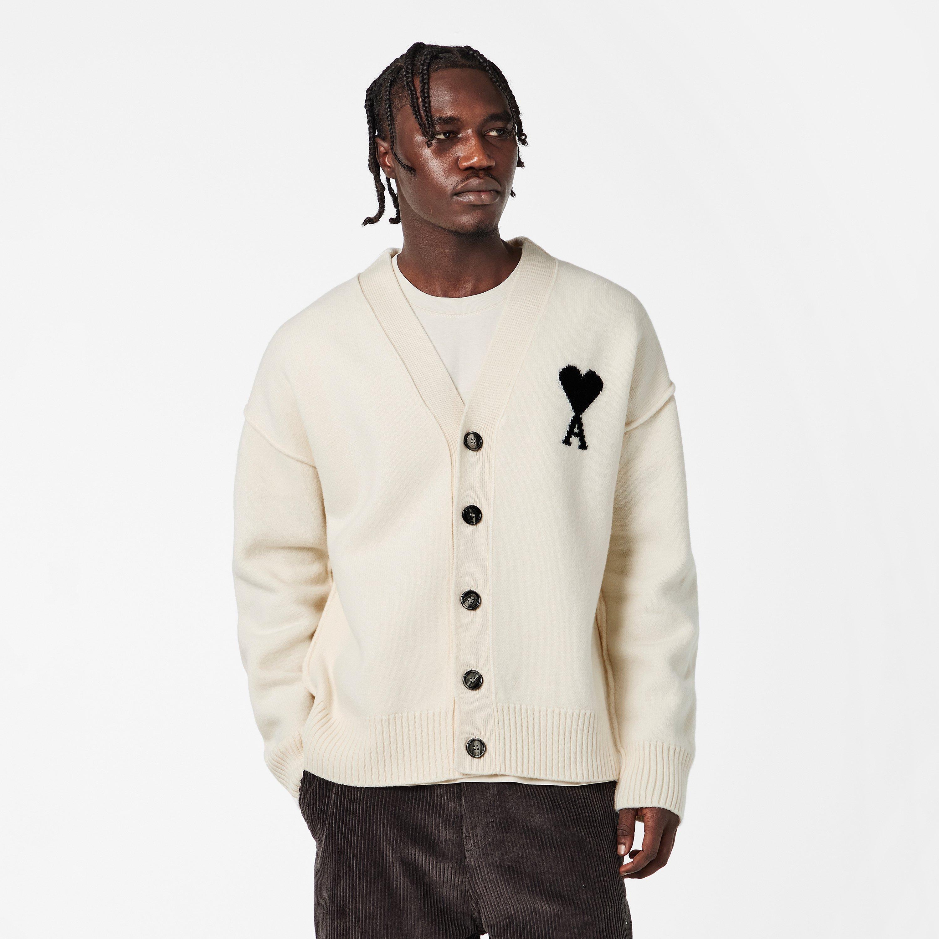 Ecru 151 - Ami Paris - Men's ADC Cardigan - 3