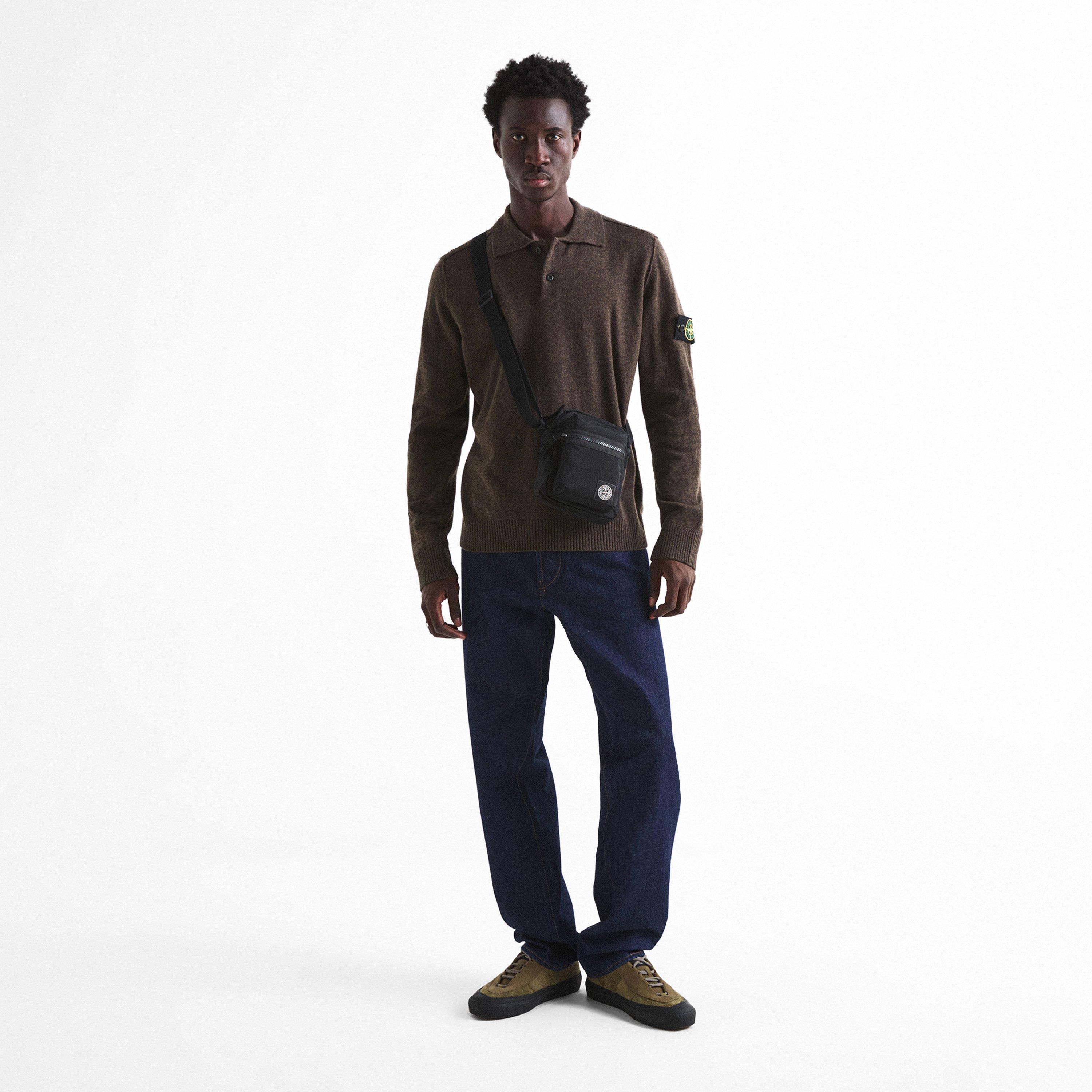 Mel Lead V0M62 - Stone Island - Men's Wool Knitted Long-Sleeve Polo - 6