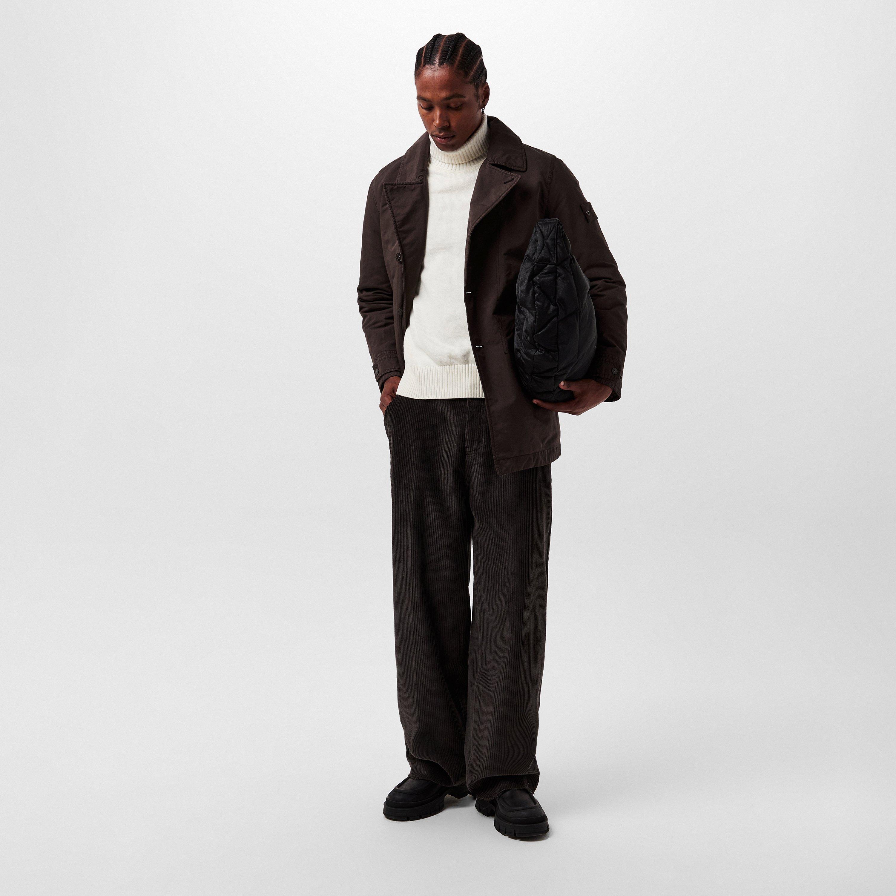 Stone Island Men's Ghost Weather Resistant Peacoat | Cruise Fashion