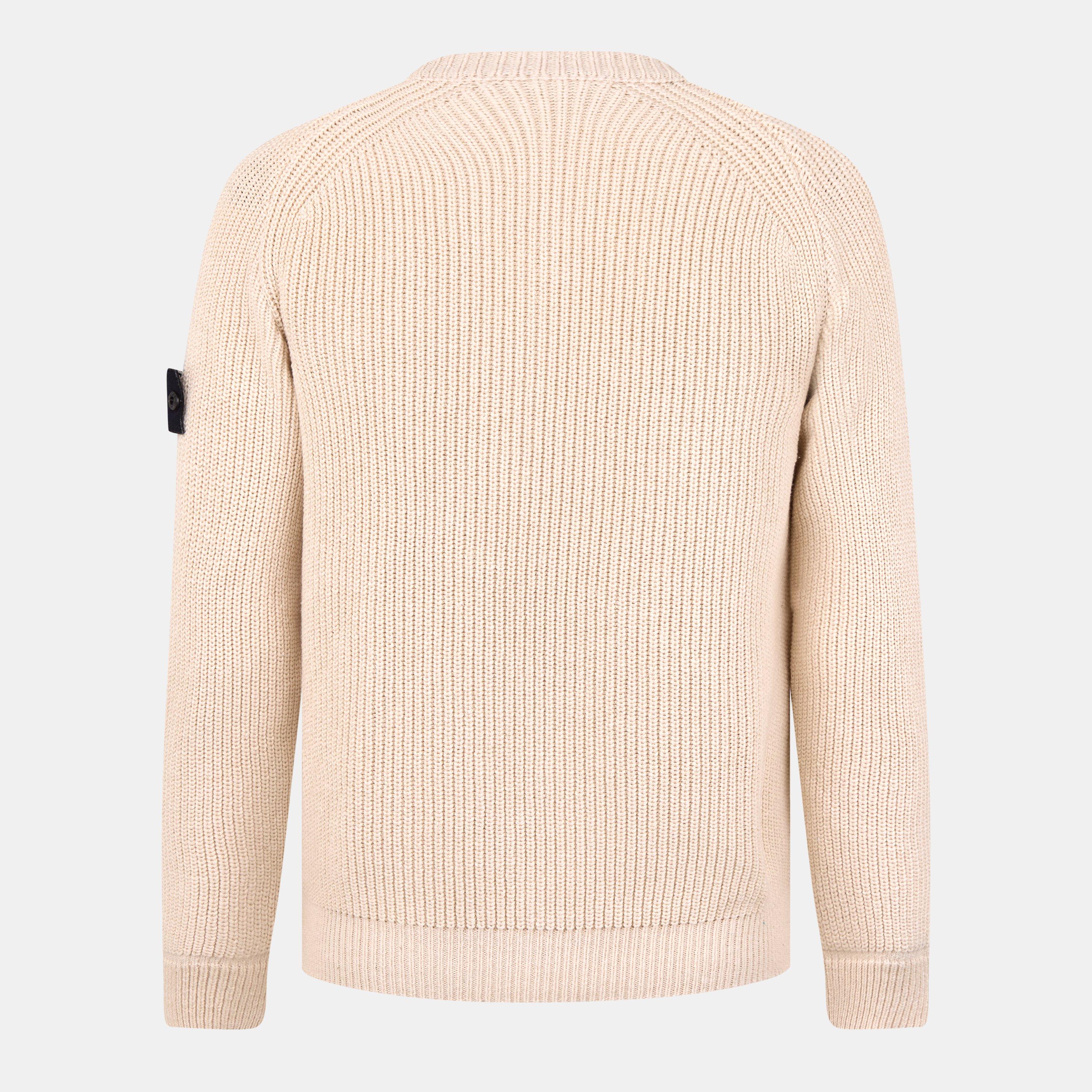 Avorio V0093 - Stone Island - Compass Knit Jumper - 2