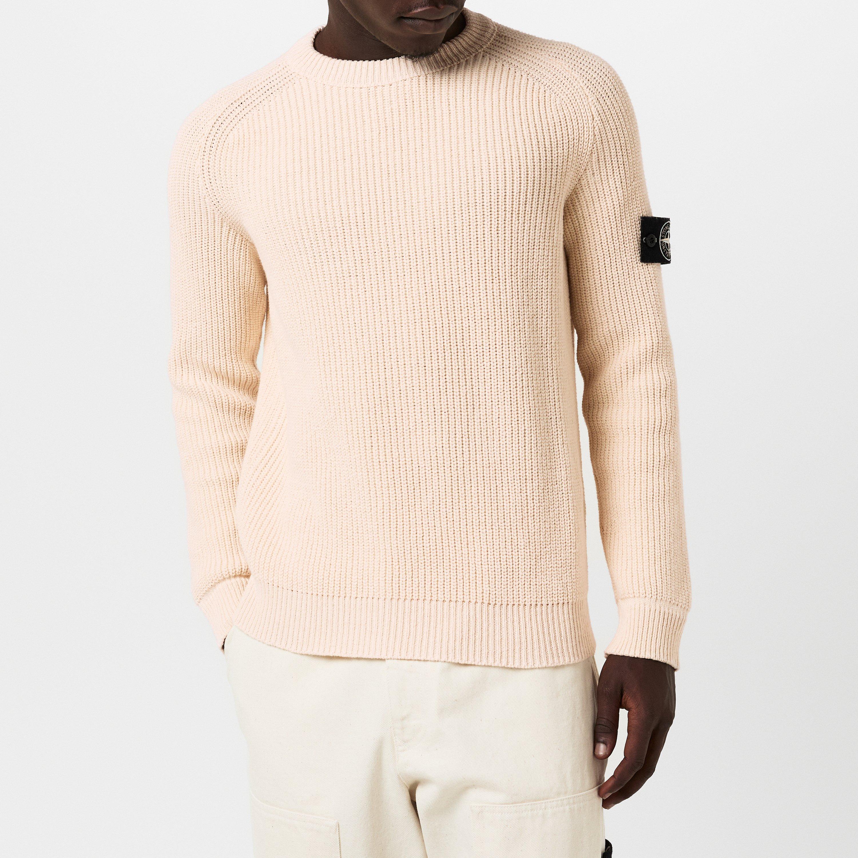 Avorio V0093 - Stone Island - Compass Knit Jumper - 3