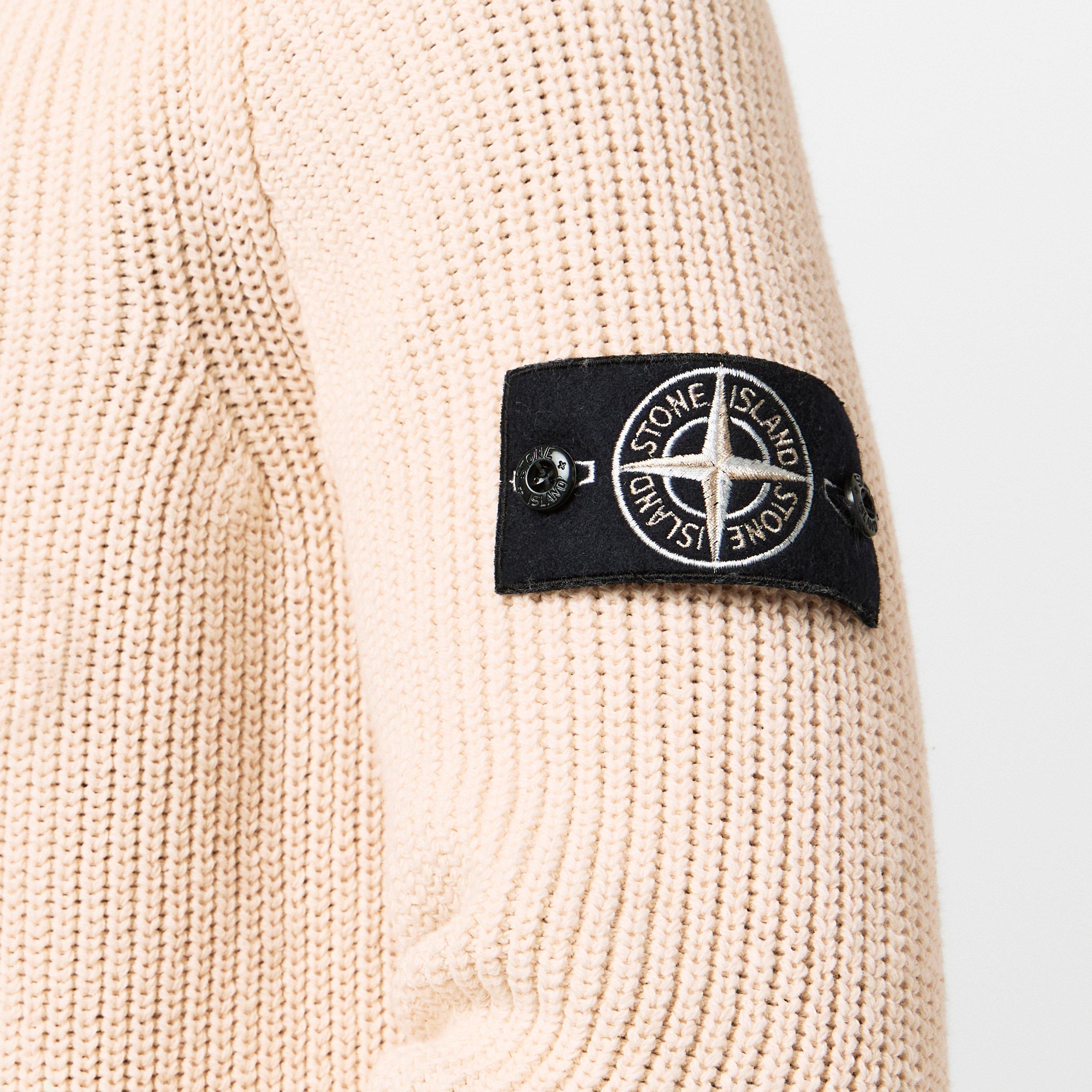 Avorio V0093 - Stone Island - Compass Knit Jumper - 5