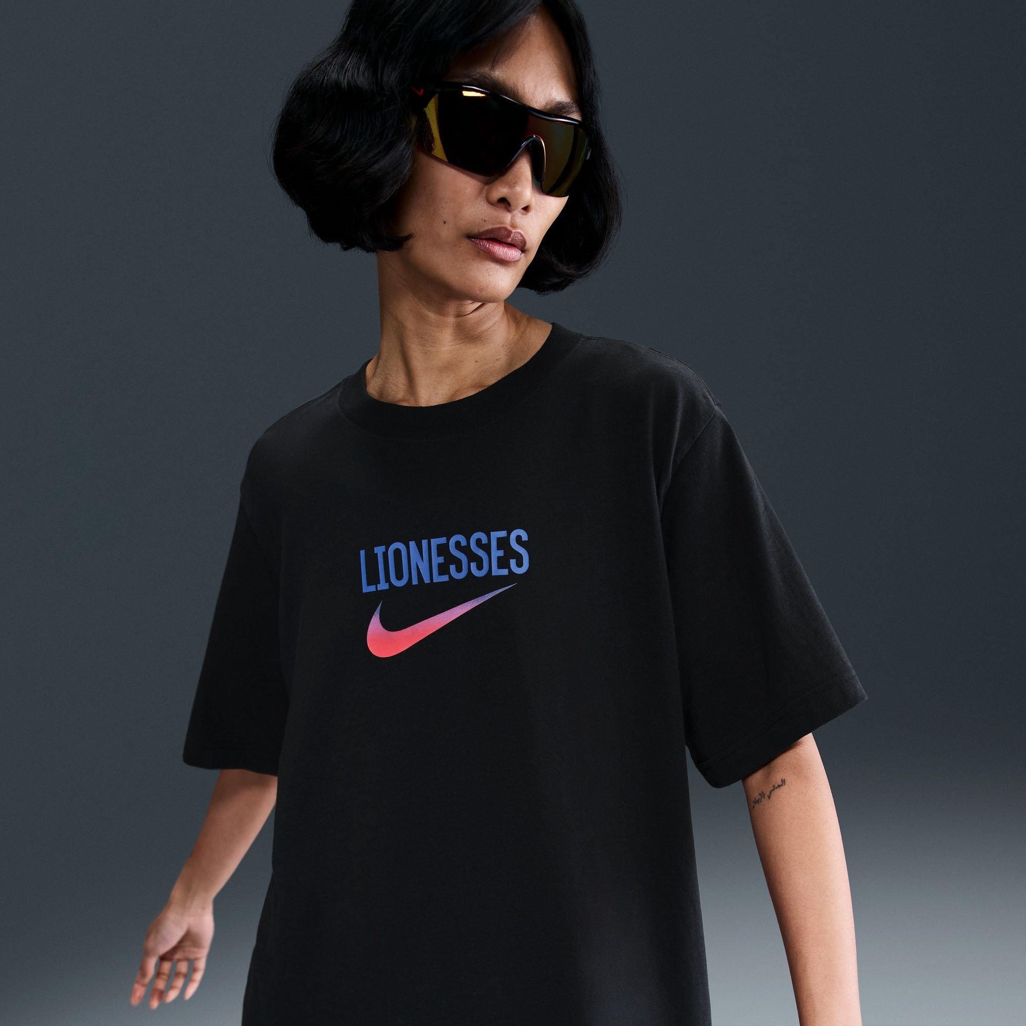 Preto - Nike - England Lionesses T-Shirt 2025 Womens - 6