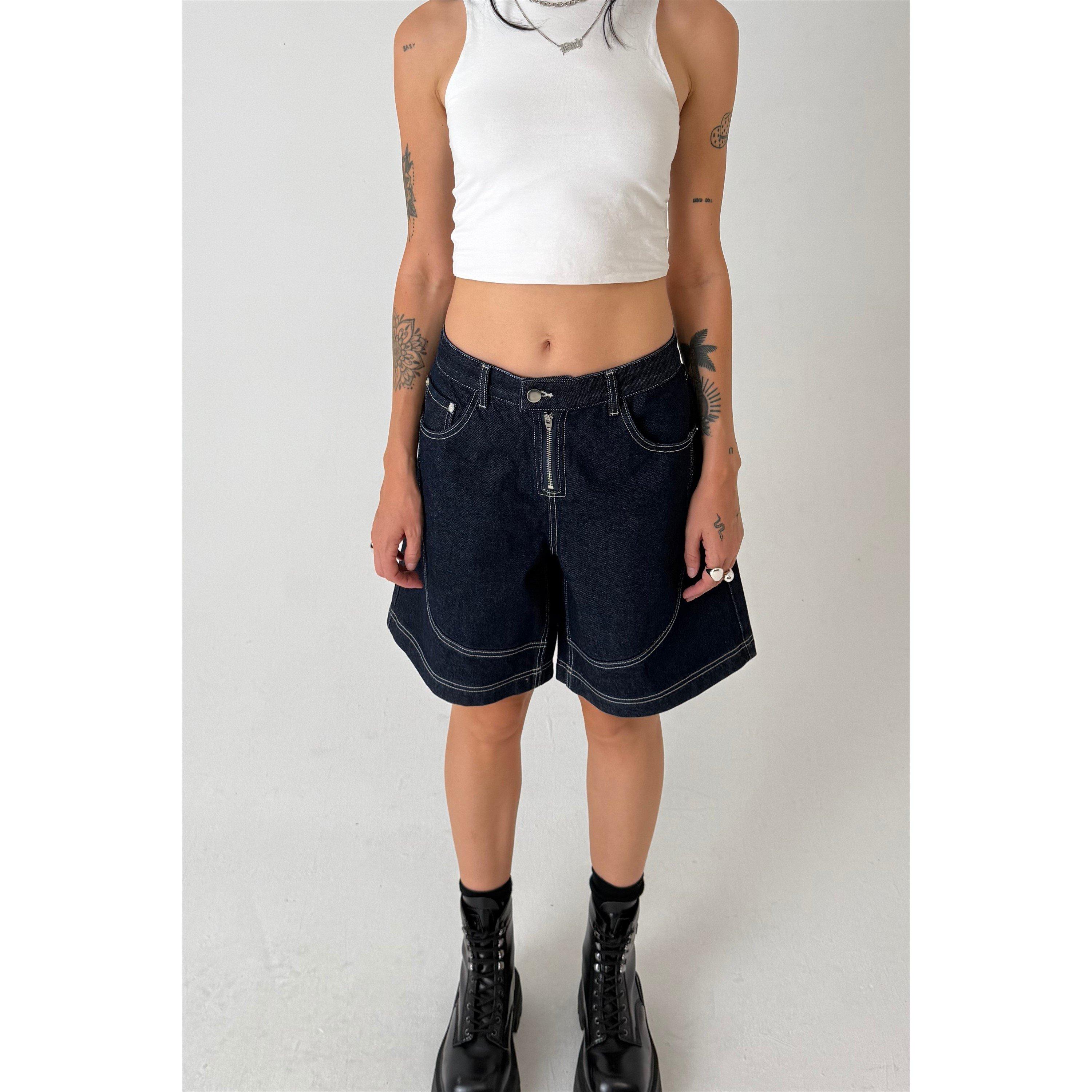 Rinse Wash - The Ragged Priest - Women's Denim Shorts - 3