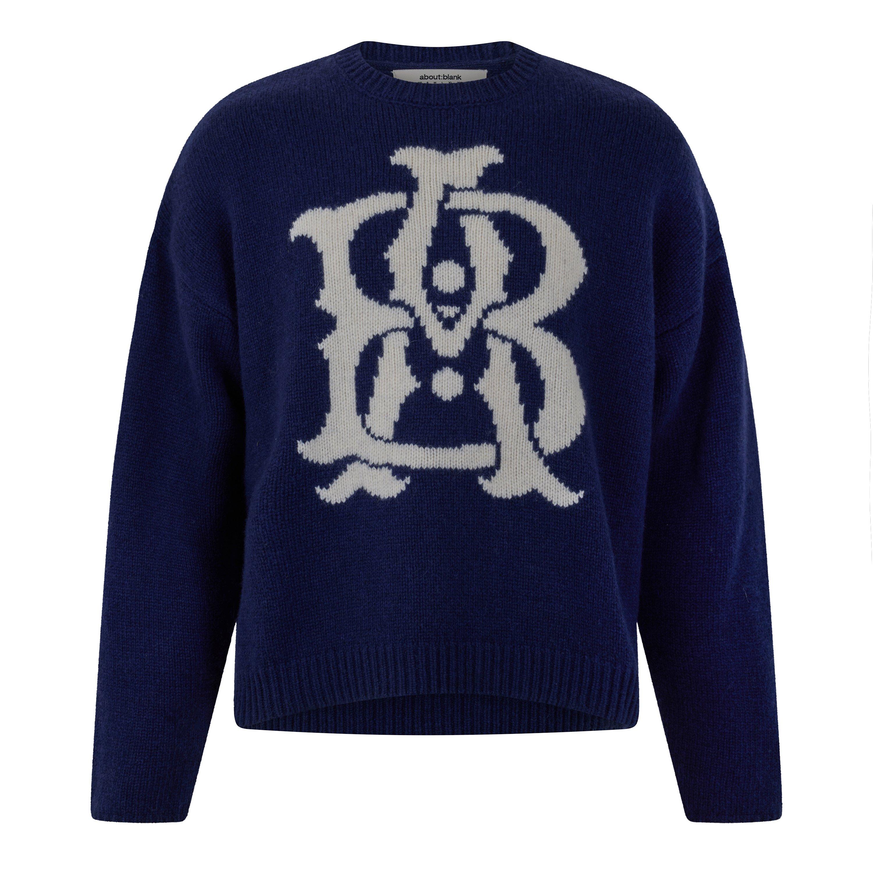 Navy - about:blank - about:b Varsity Knit Sn64 - 1
