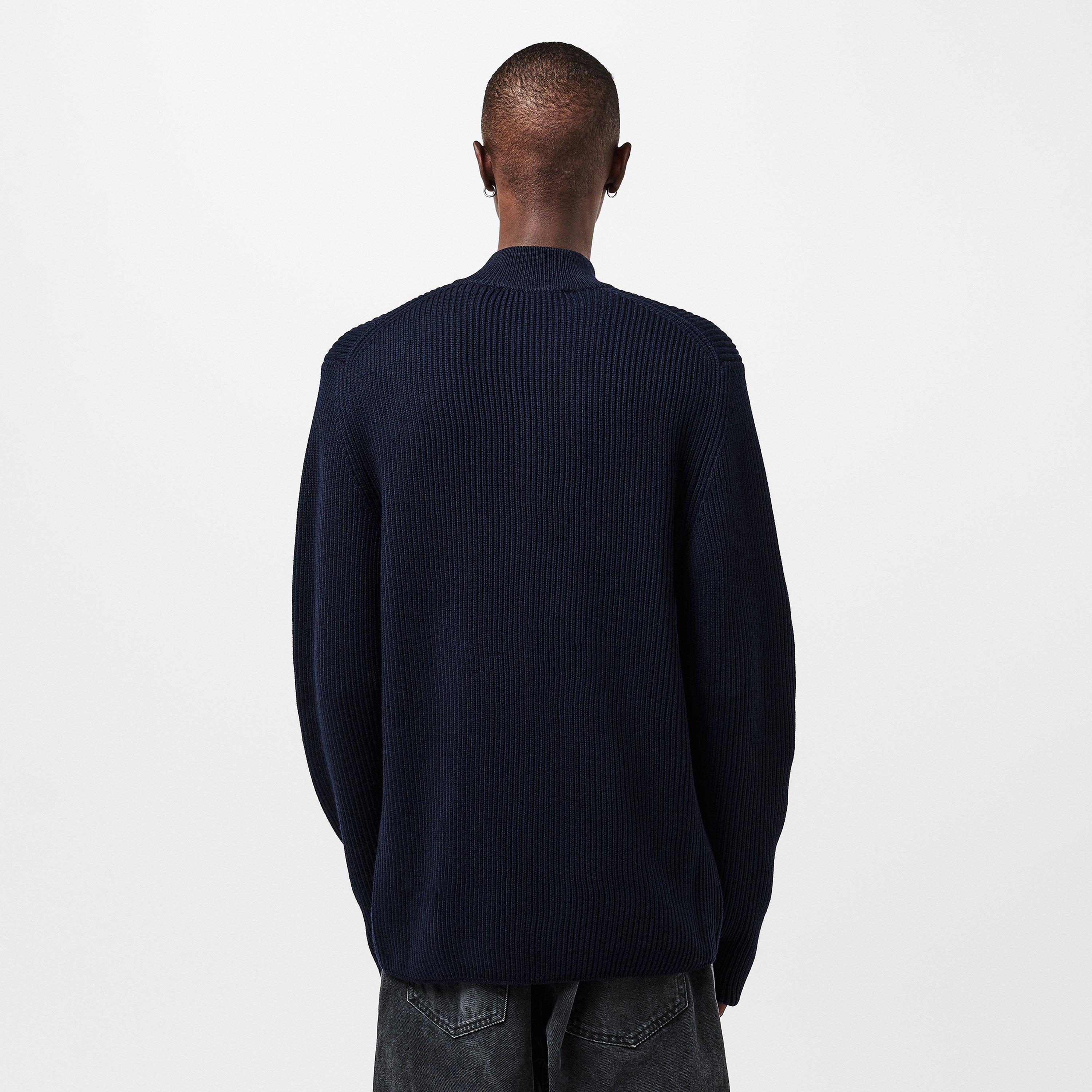 B6712 Blue - Dolce and Gabbana - Men's Zip Knitted Top - 4