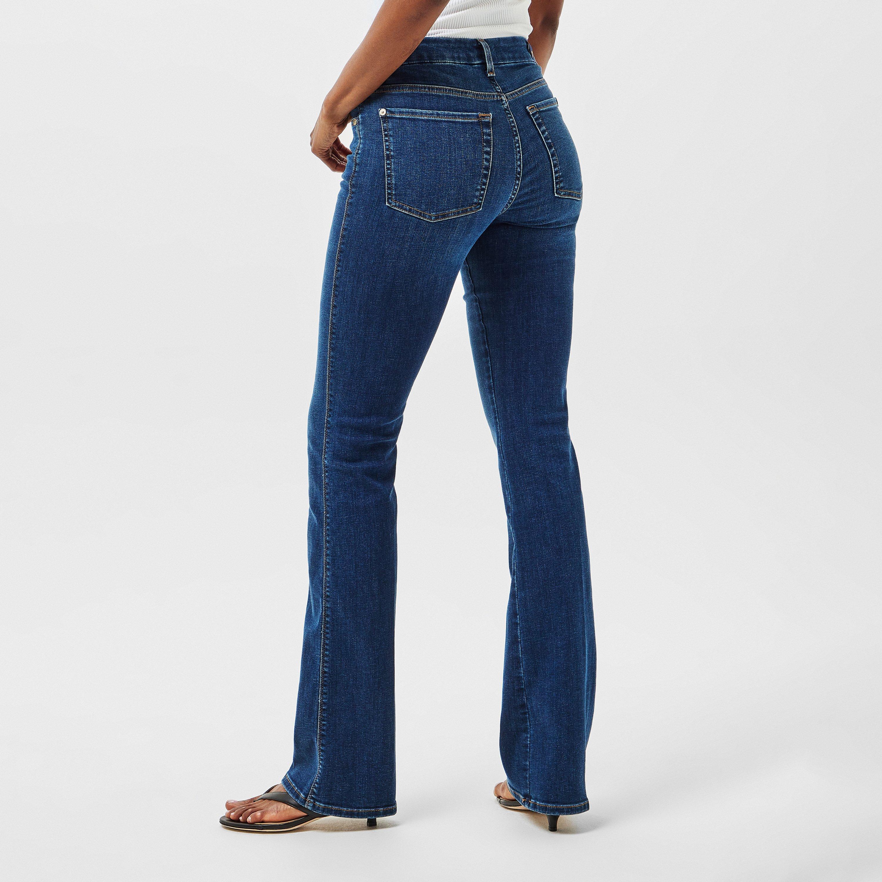 Dark Blue - 7 For All Mankind - Women's Bootcut Jeans - 4