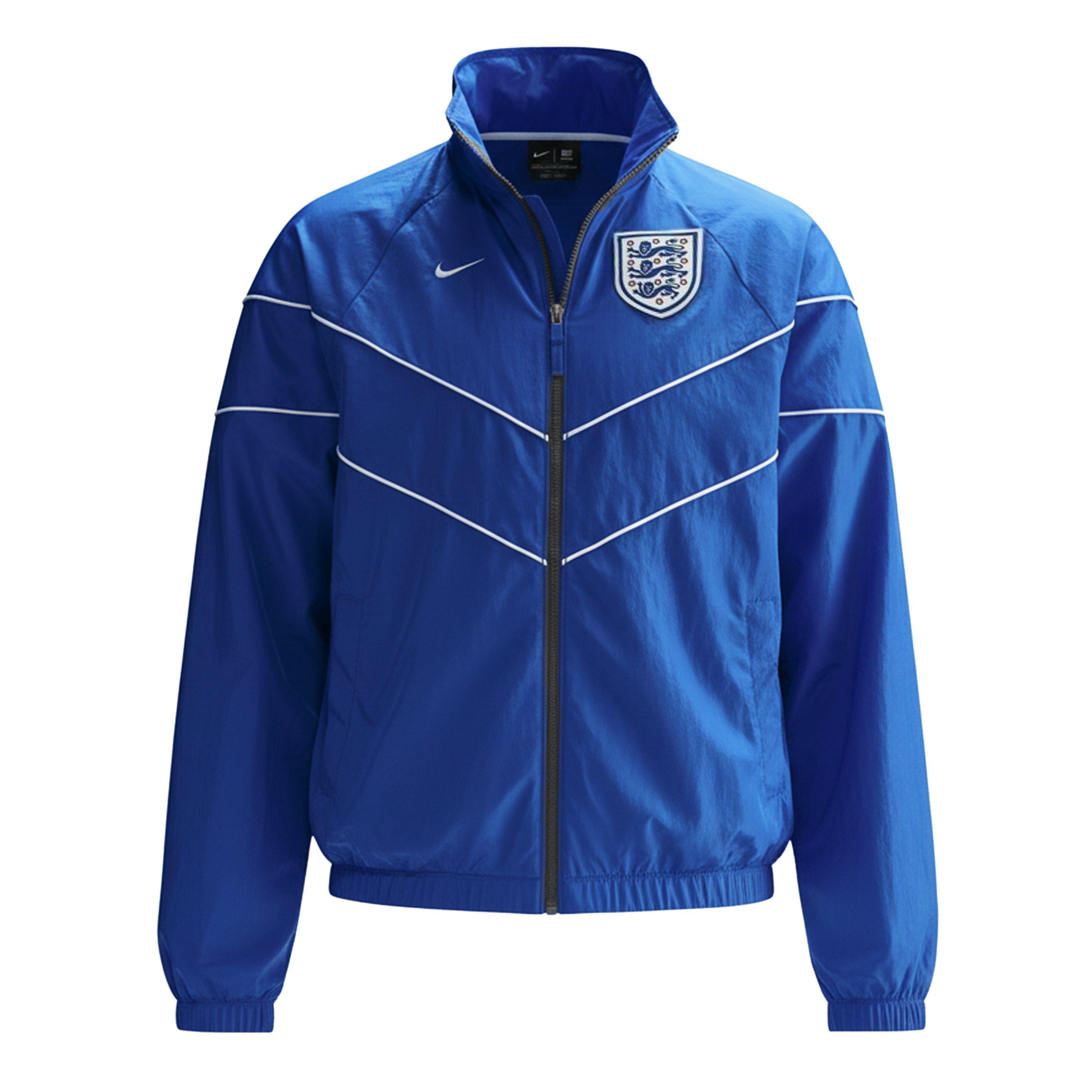 Nike Women's England Woven Jacket 2025 - Blue/White - 10 (S)