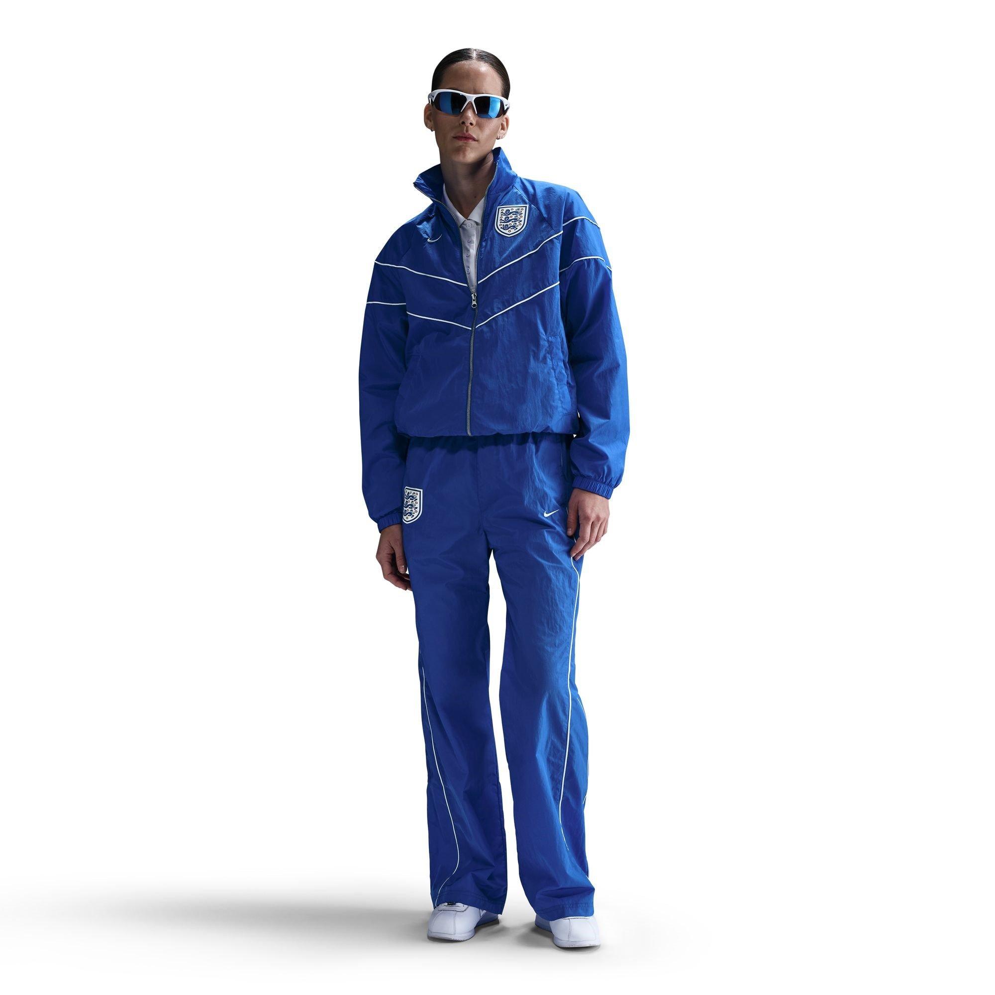 Blue/White - Nike - England Woven Jacket 2025 Womens - 3