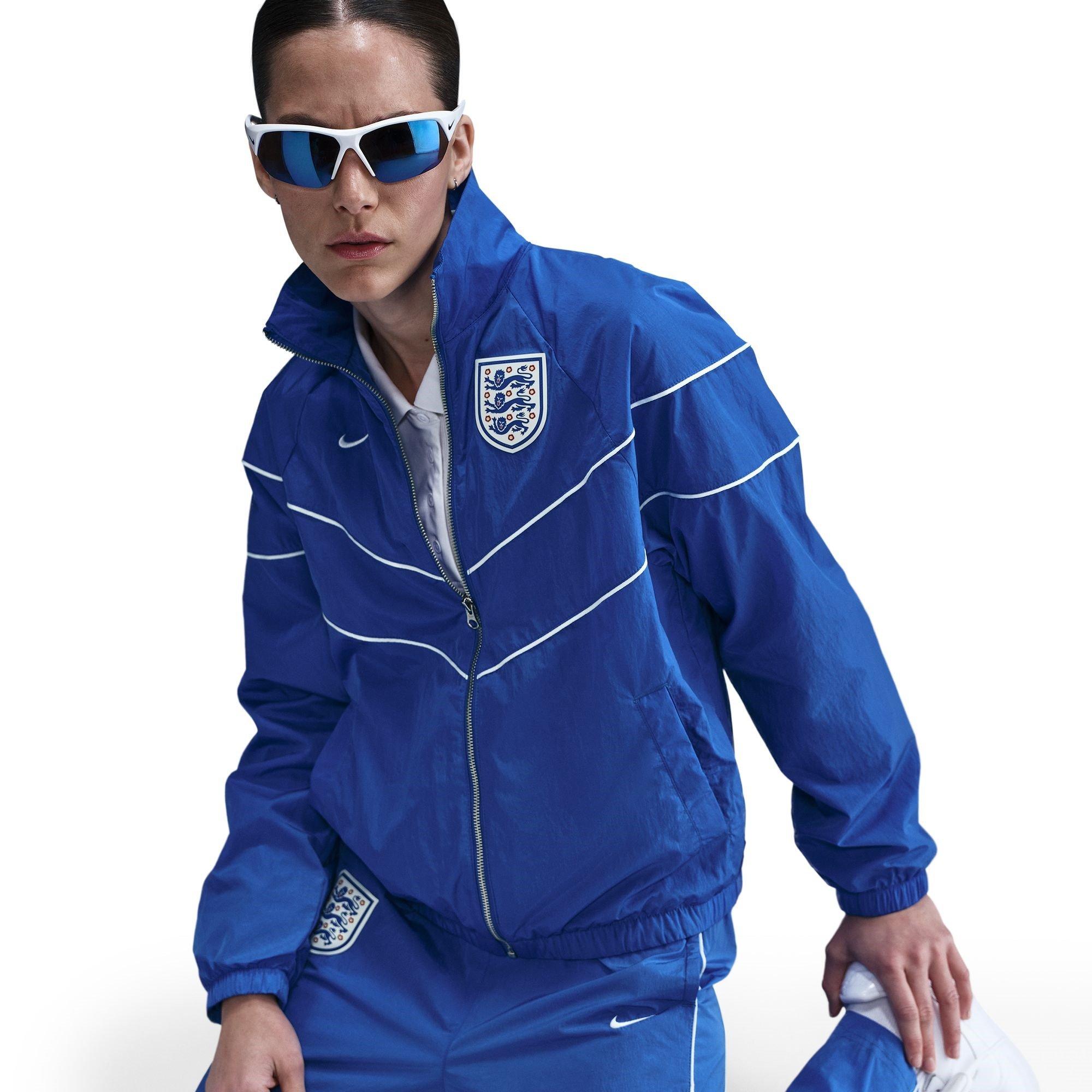 Blue/White - Nike - England Woven Jacket 2025 Womens - 5