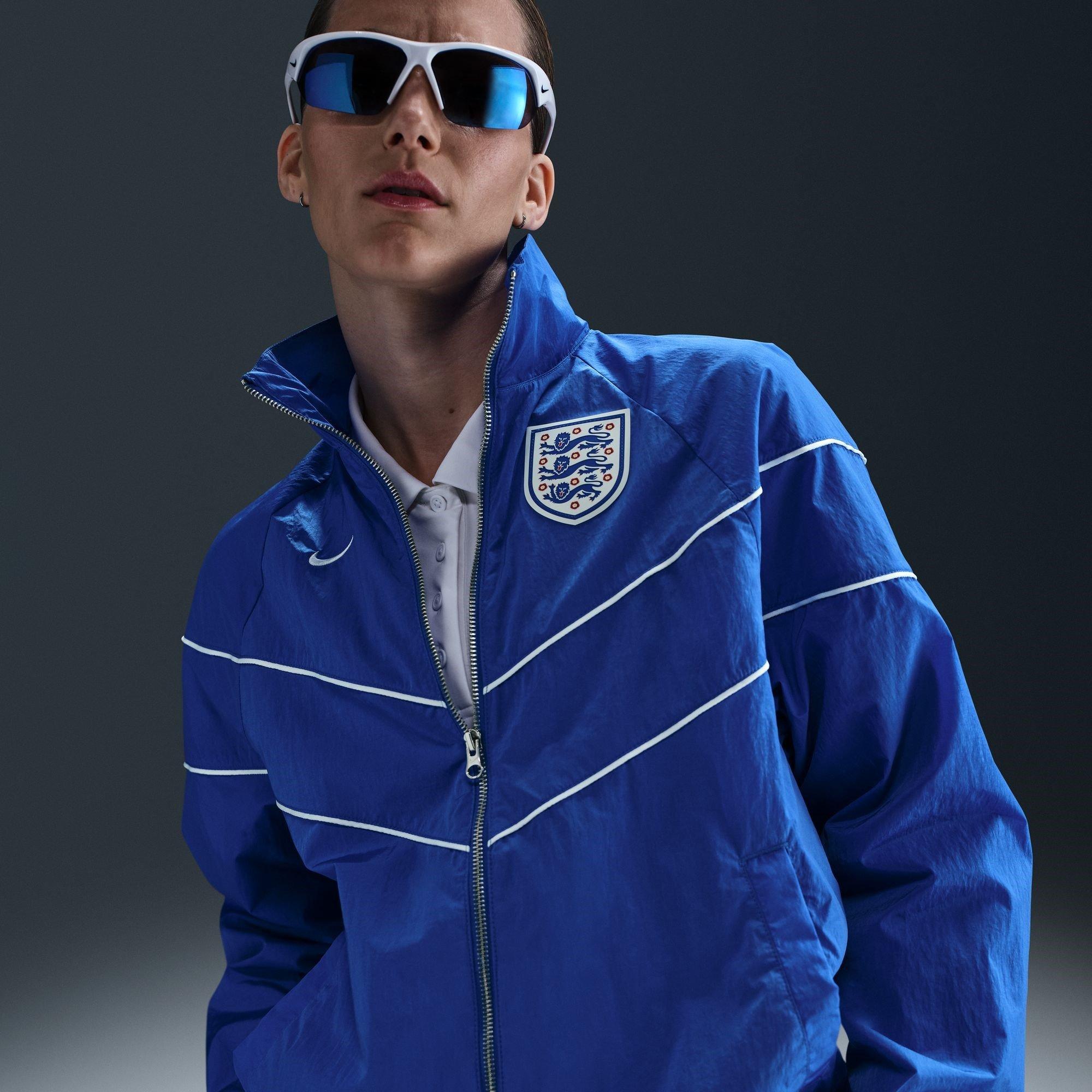 Blue/White - Nike - England Woven Jacket 2025 Womens - 6