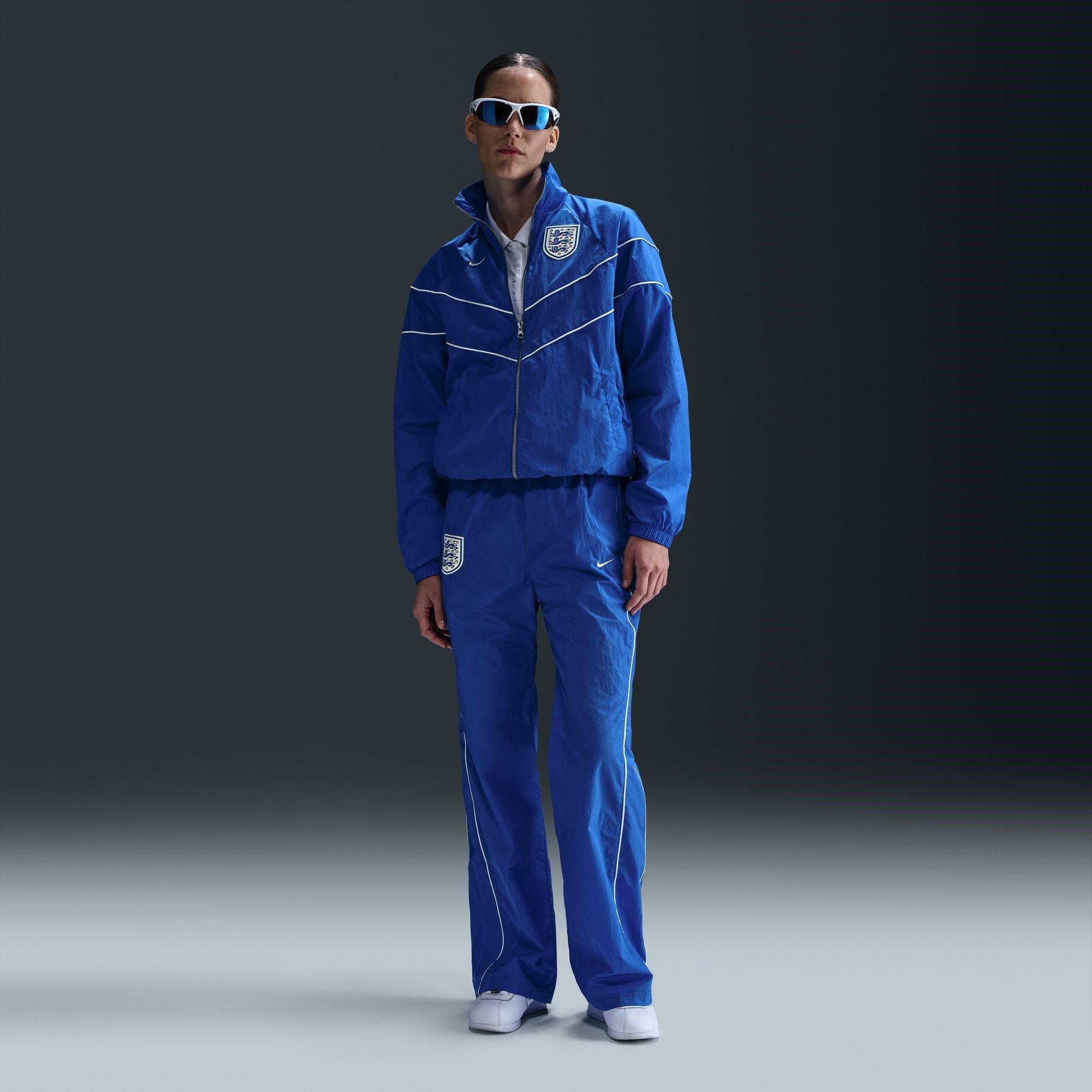 Blue/White - Nike - England Woven Jacket 2025 Womens - 7