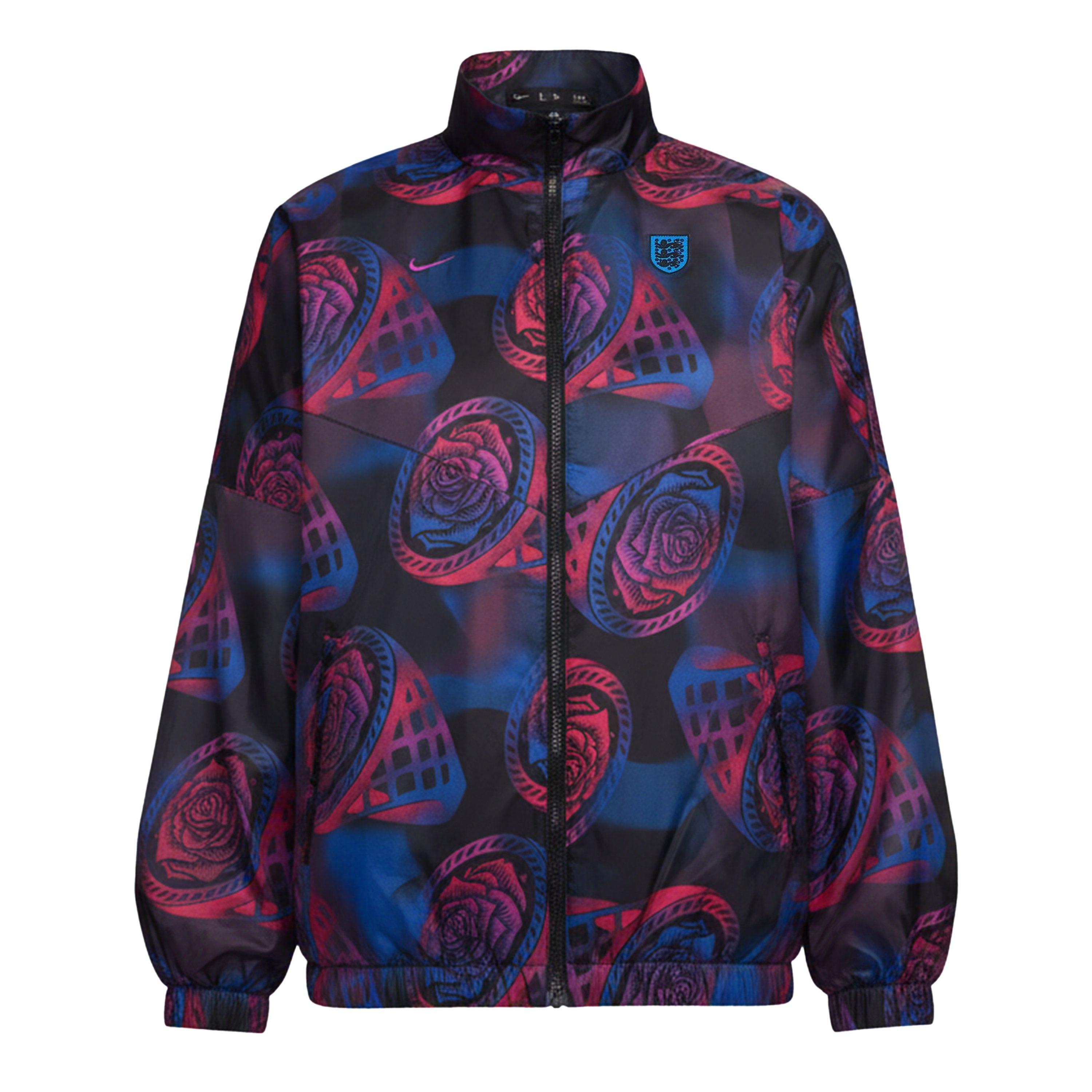 Black/Purple - Nike - England Essential Windrunner 2025 Womens - 1