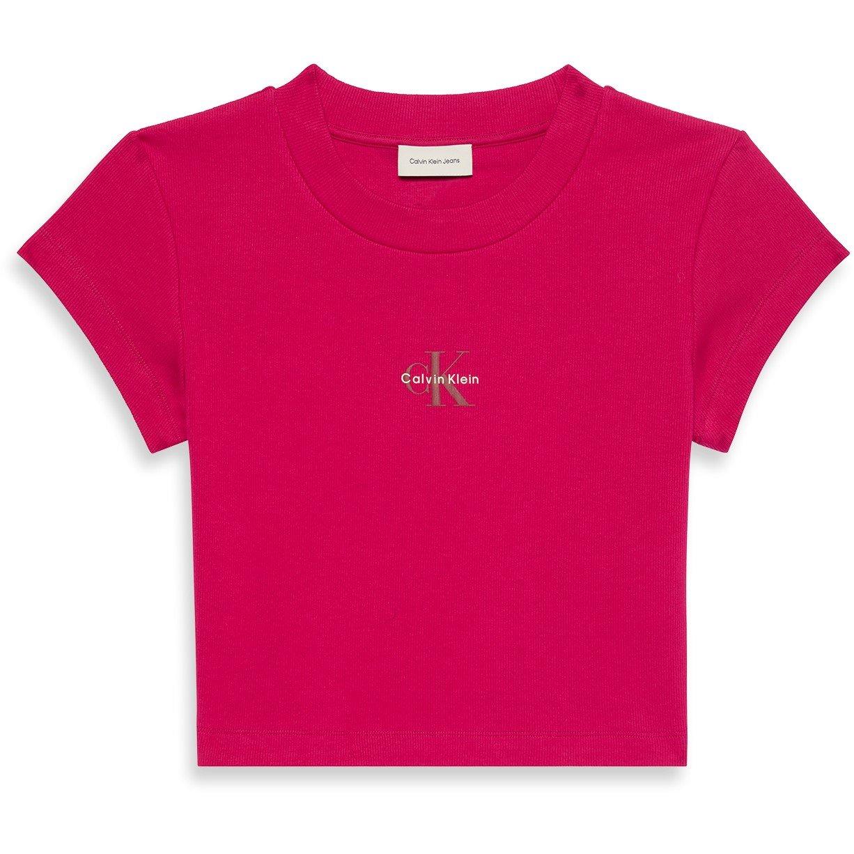 Calvin Klein Jeans Women's Baby Tee - Petunia Pink - 8 (XS)