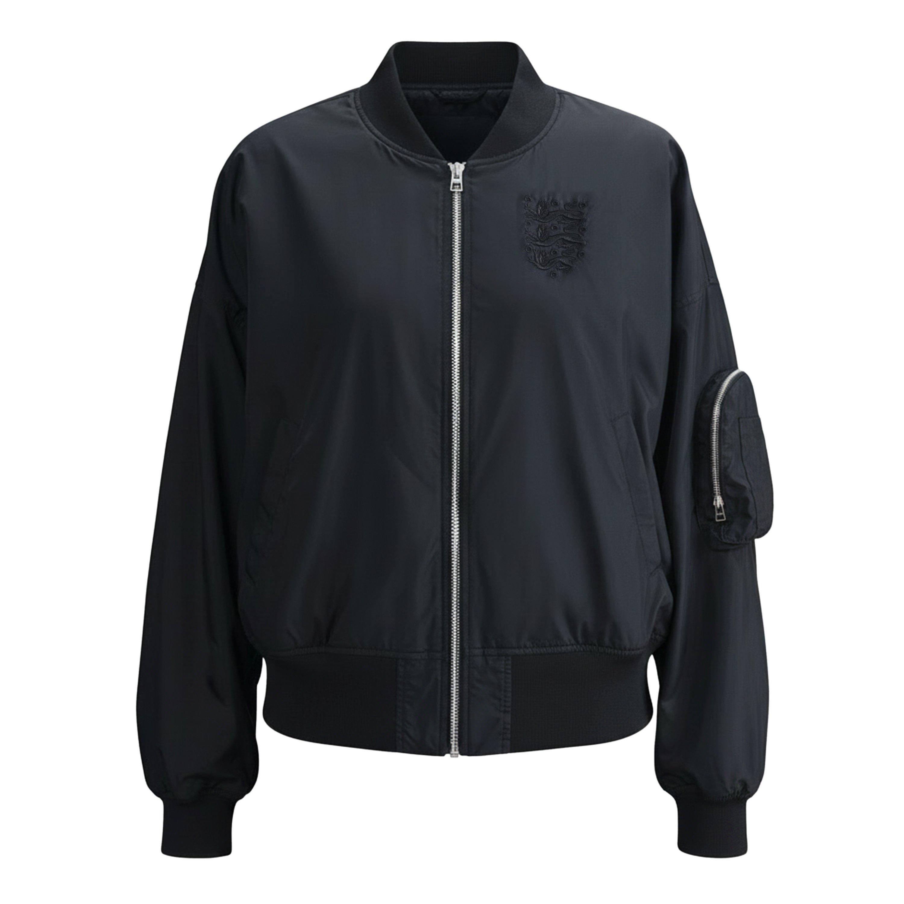 Nike Women's England Bomber Jacket - Black/Purple - 10 (S)