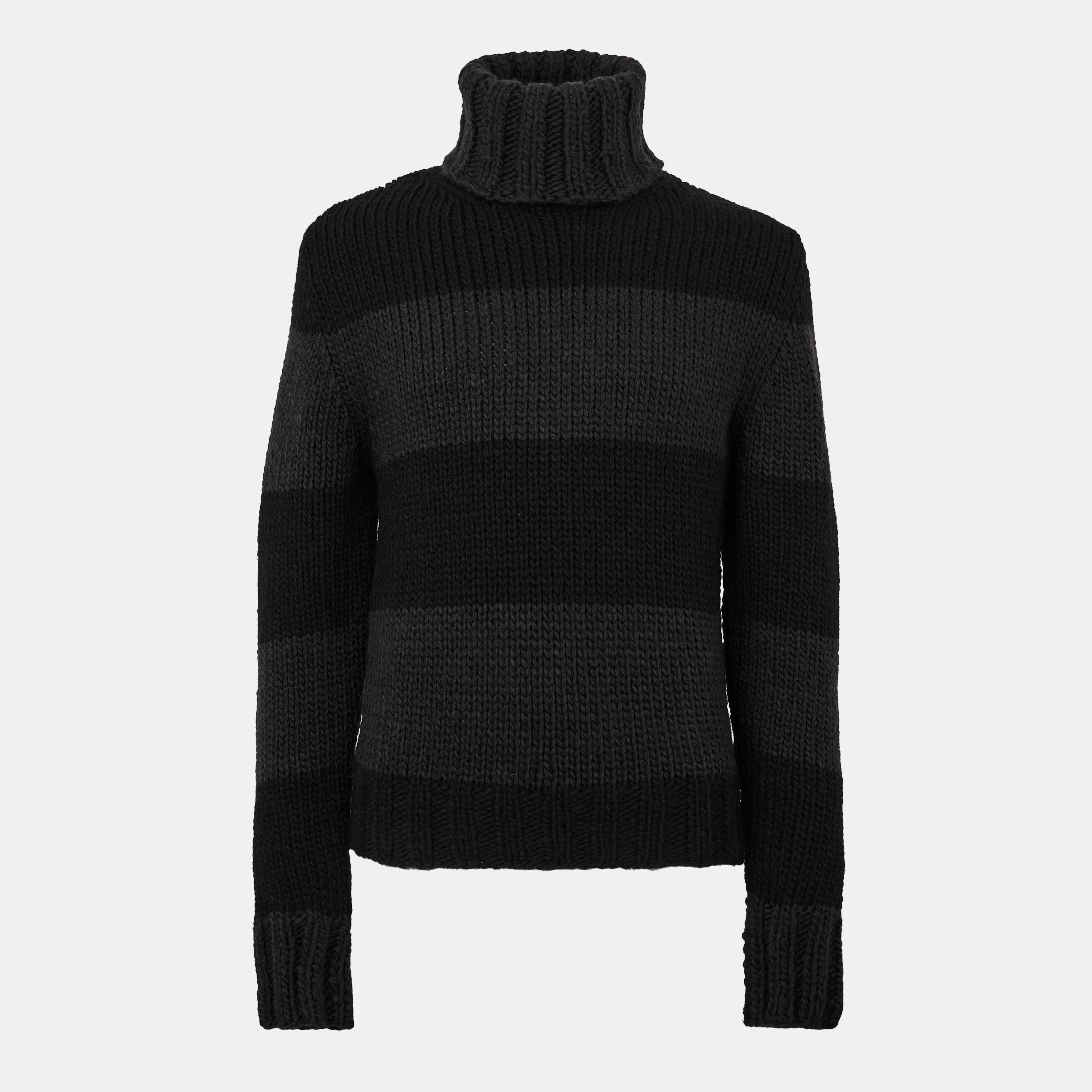 Dolce and Gabbana Men's & Crew Neck Jumper - Nero/Marrone - M