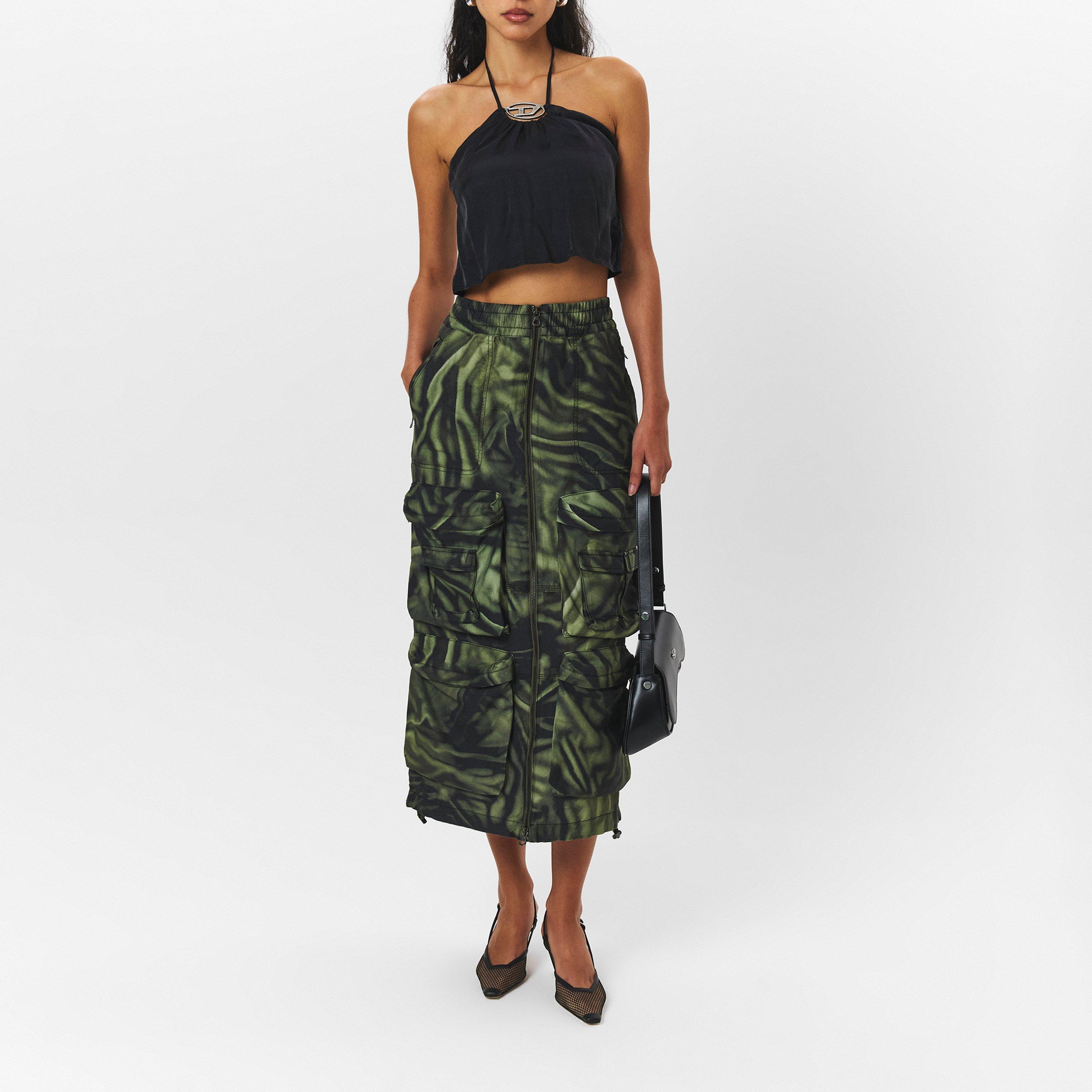 Multicolor - Diesel - Women's Mirtow Cargo Skirt - 6