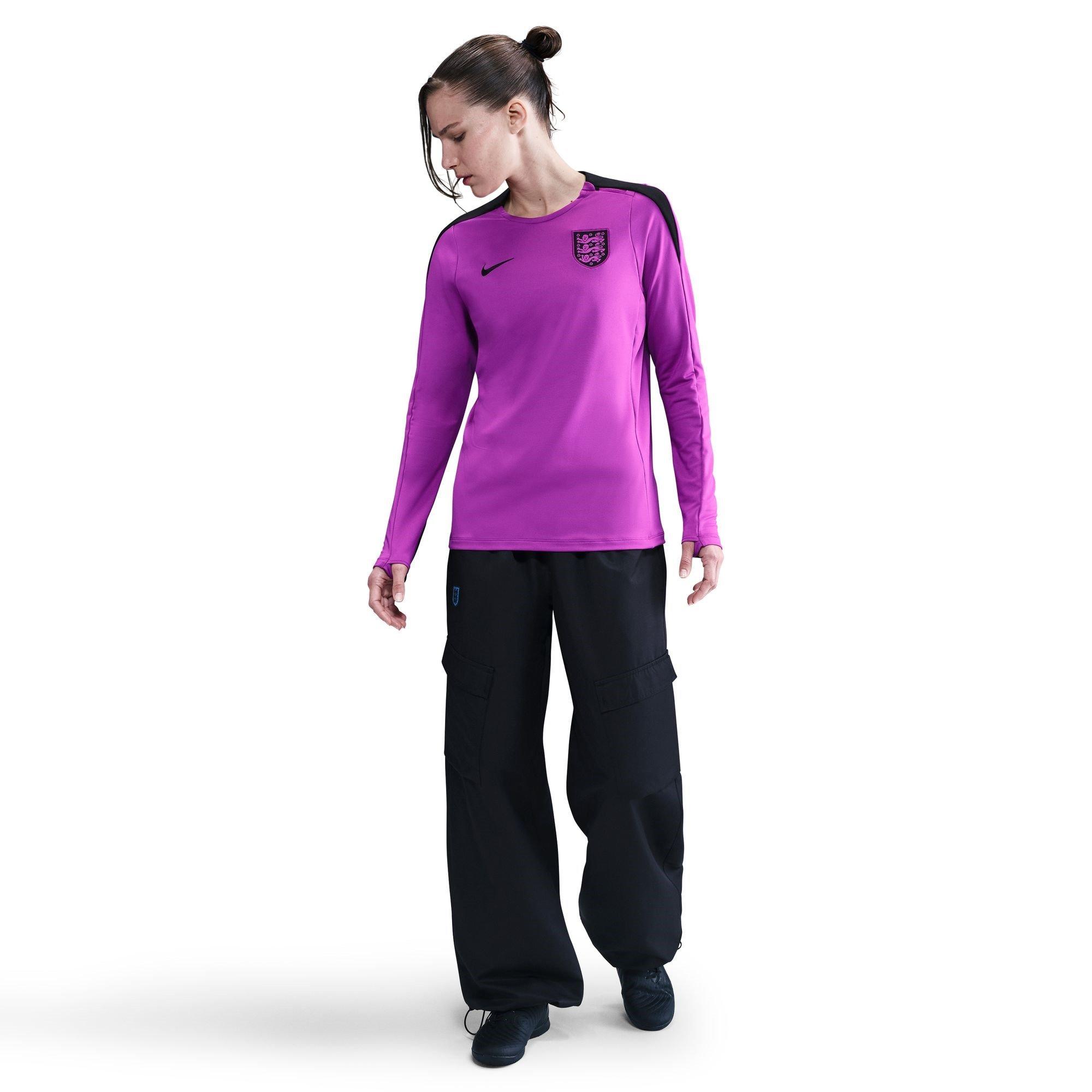Purple/Black - Nike - England Strike Crew Top 2025 Womens - 3