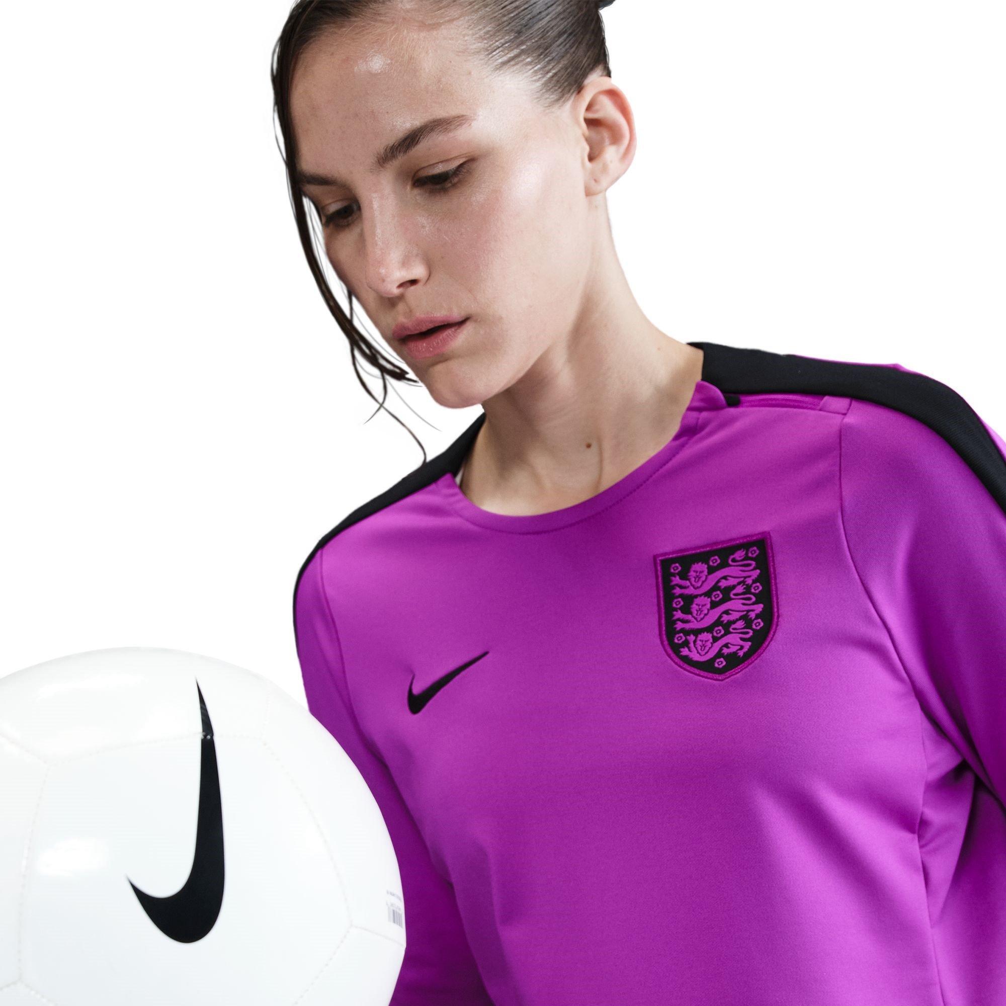 Purple/Black - Nike - England Strike Crew Top 2025 Womens - 5