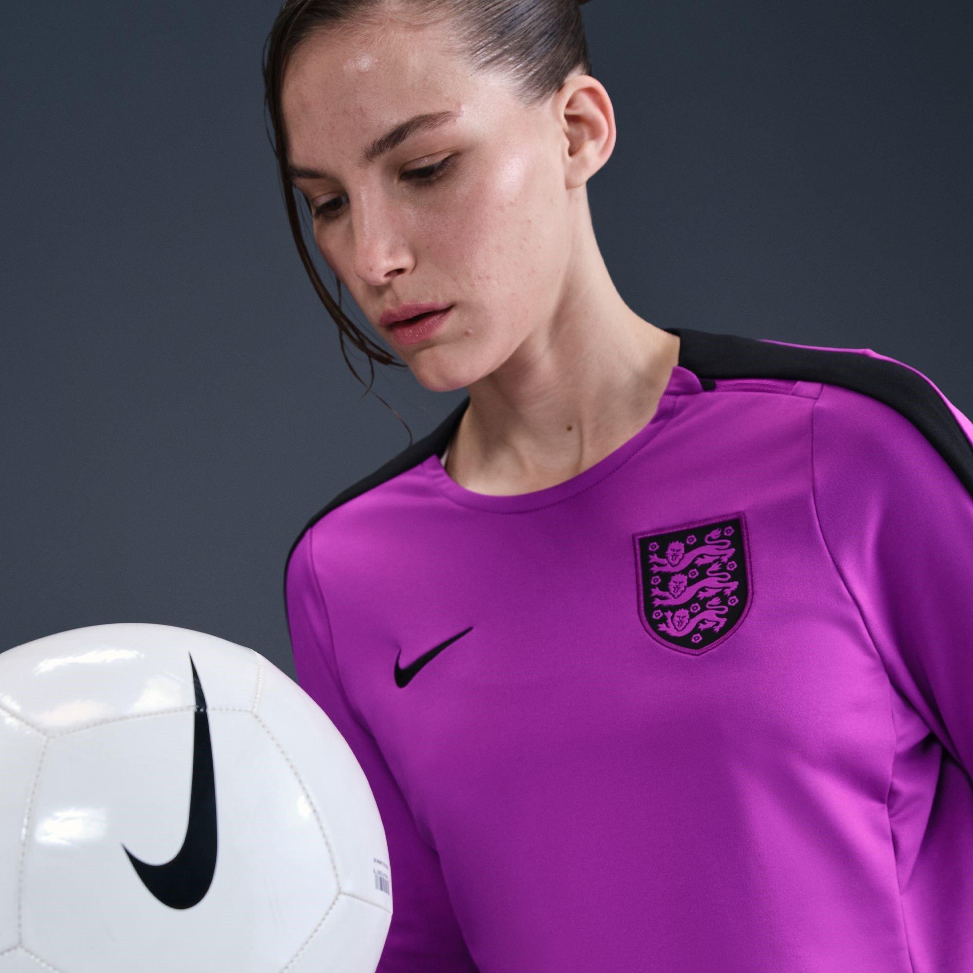 Purple/Black - Nike - England Strike Crew Top 2025 Womens - 10