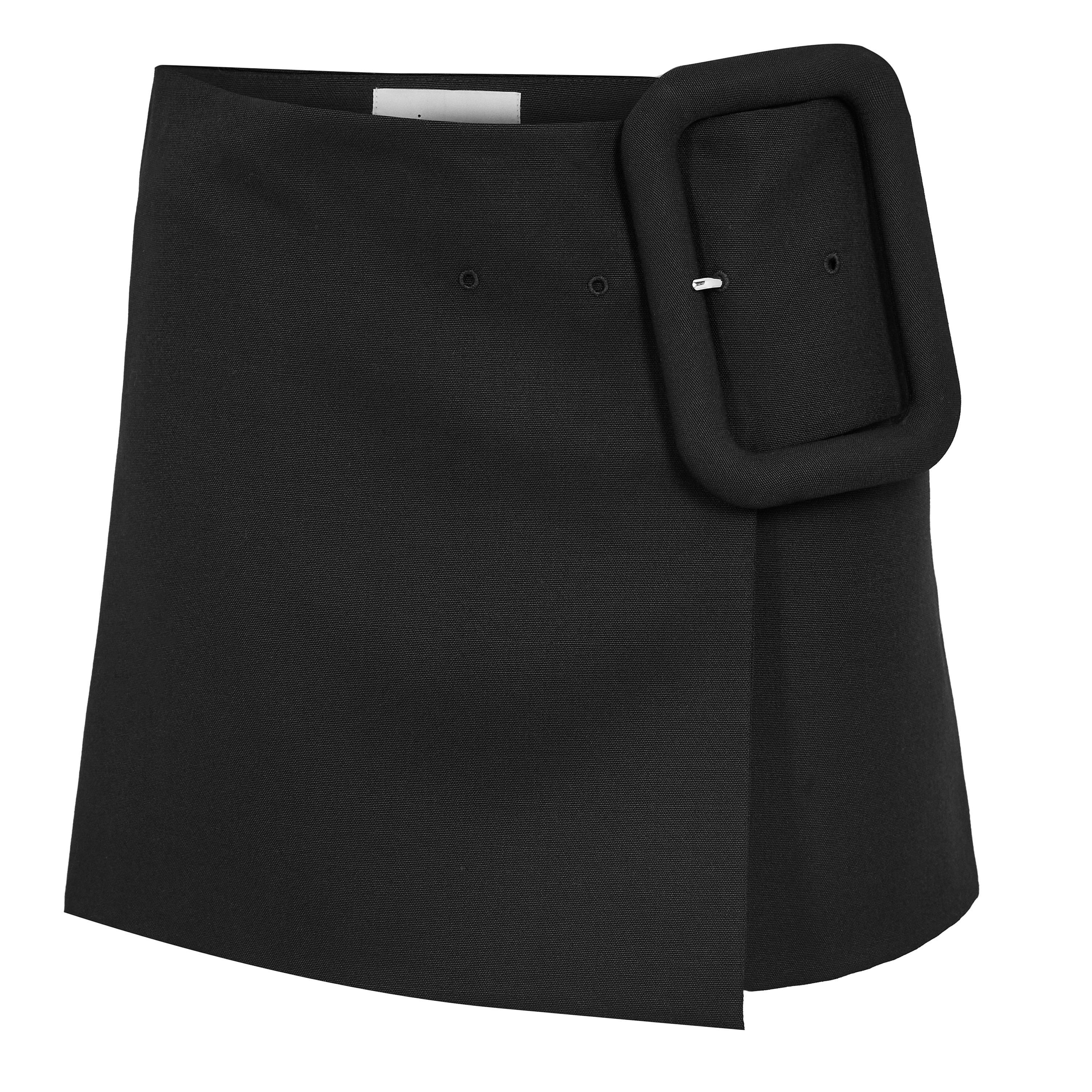 Noir - Ami Paris - Ami Mini Skirt Ld61 - 1