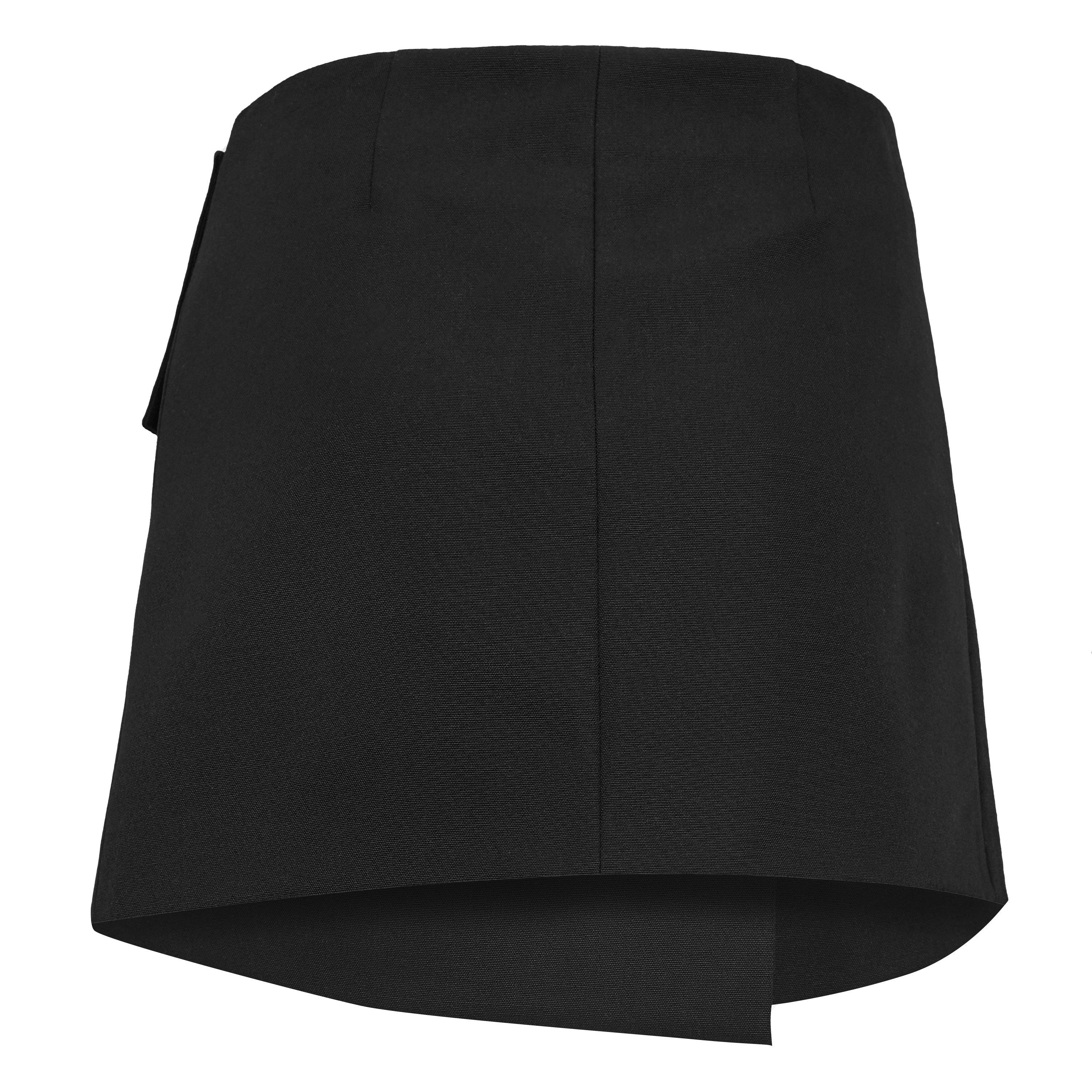 Noir - Ami Paris - Ami Mini Skirt Ld61 - 2
