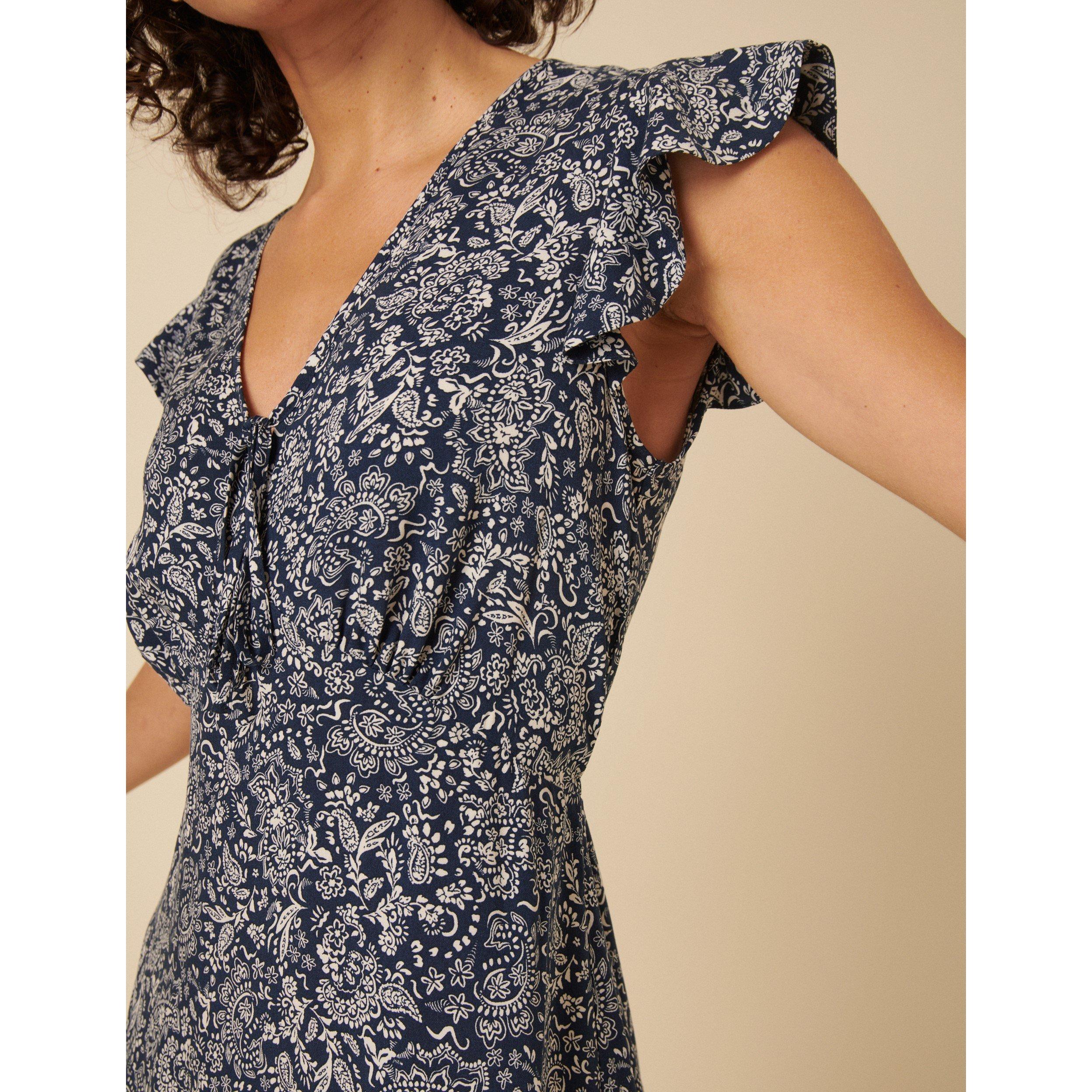 Blue - Nobodys Child - Women's Lily Tea Dress - 3