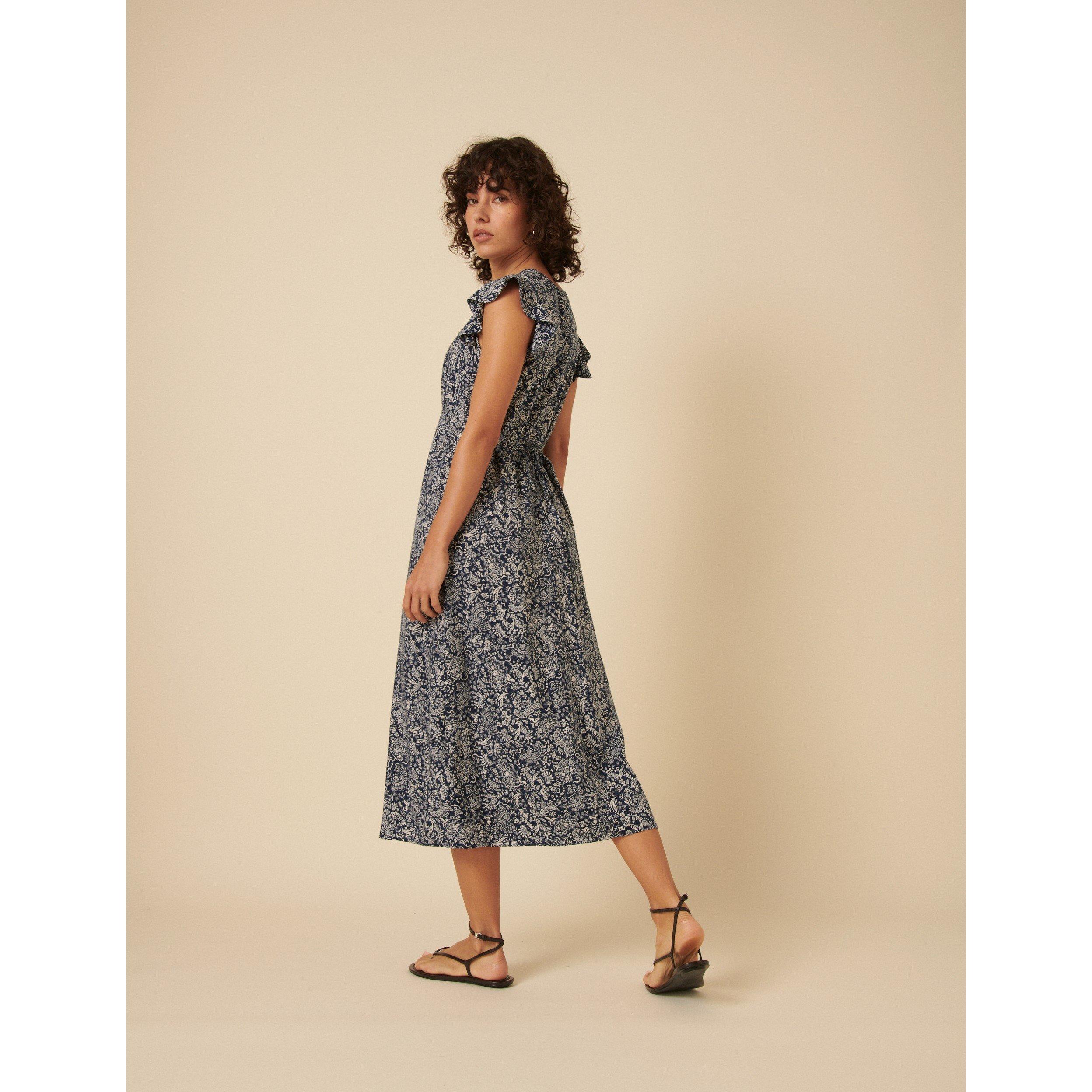 Blue - Nobodys Child - Women's Lily Tea Dress - 4