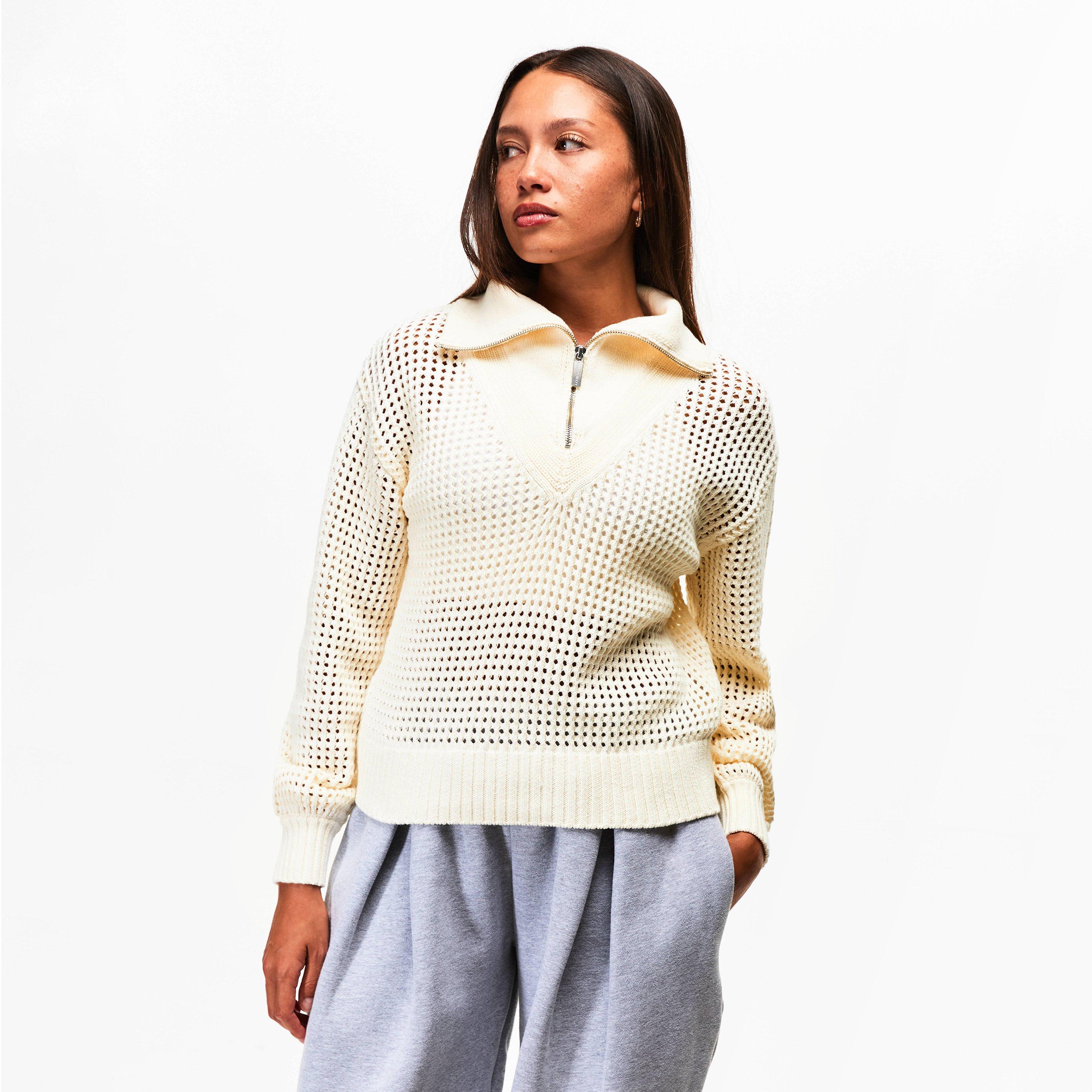 coconut cream - Sweaty Betty - Women's Crew Neck Jumper - 3