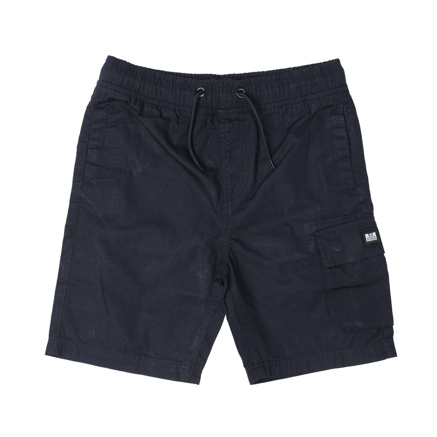Navy - Weekend Offender - River Plate Woven Pocket Shorts - 1