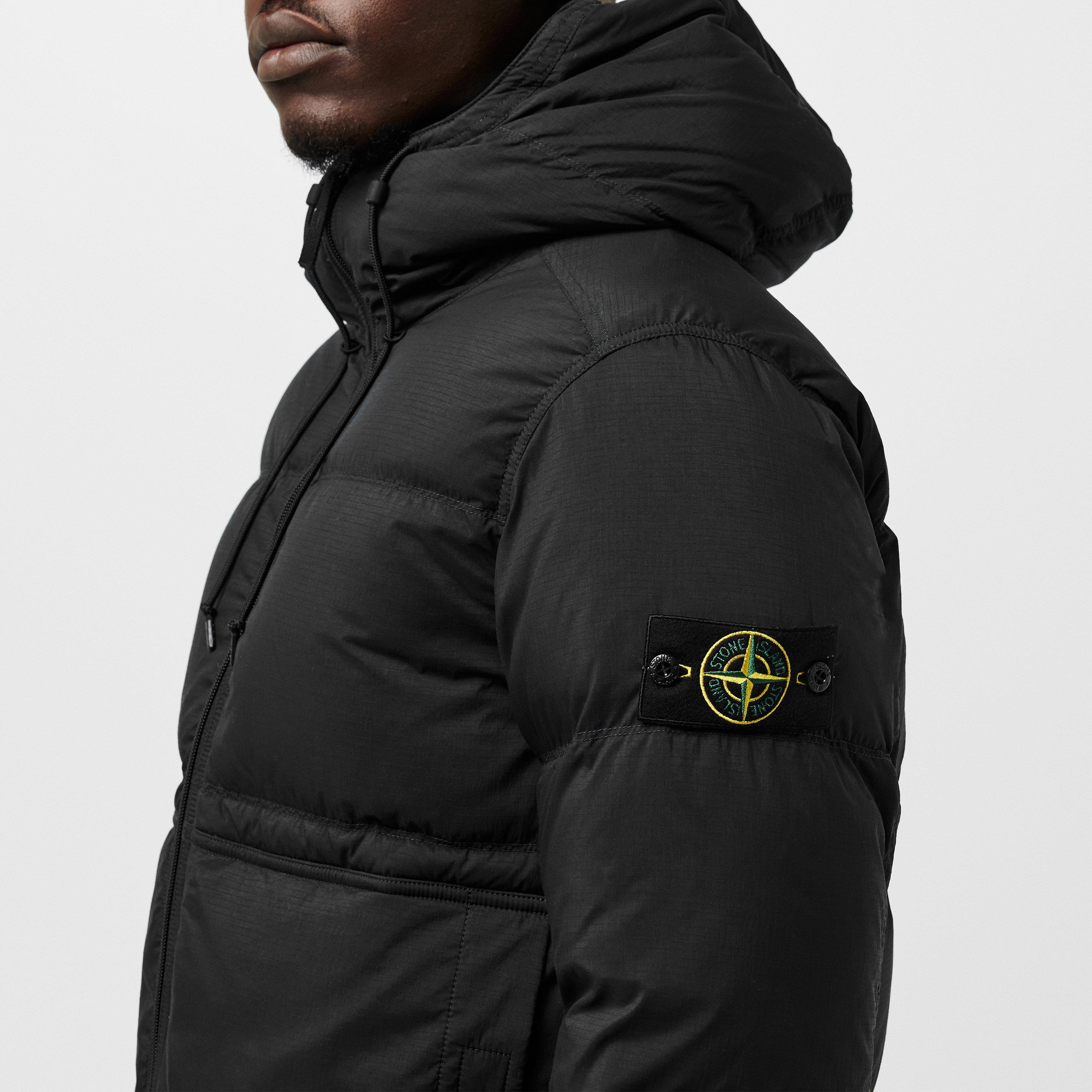 Nero V0029 - Stone Island - Men's Medium Puffer Jacket - 5
