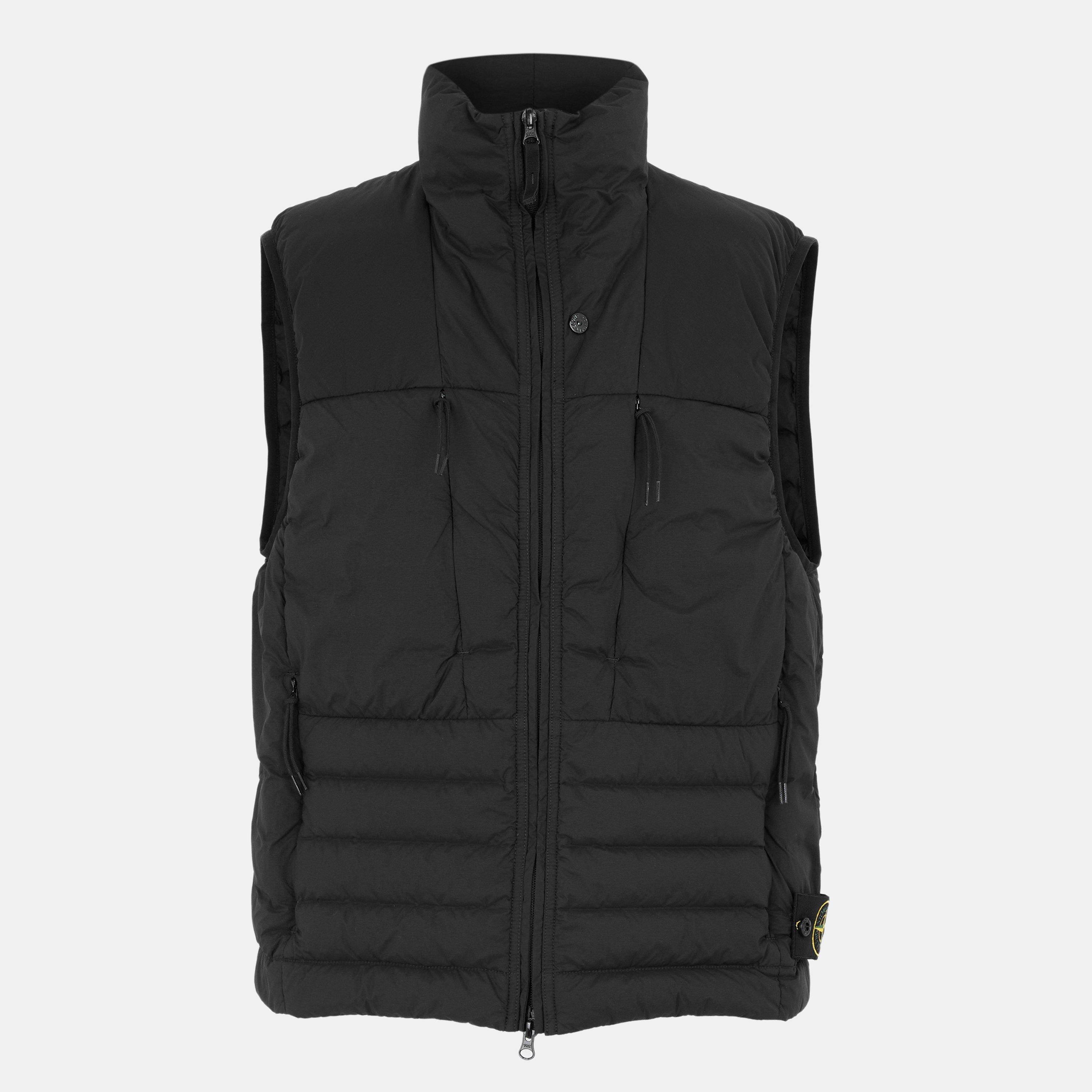 Nero V0029 - Stone Island - Men's Loom Sleeveless Gilet - 1