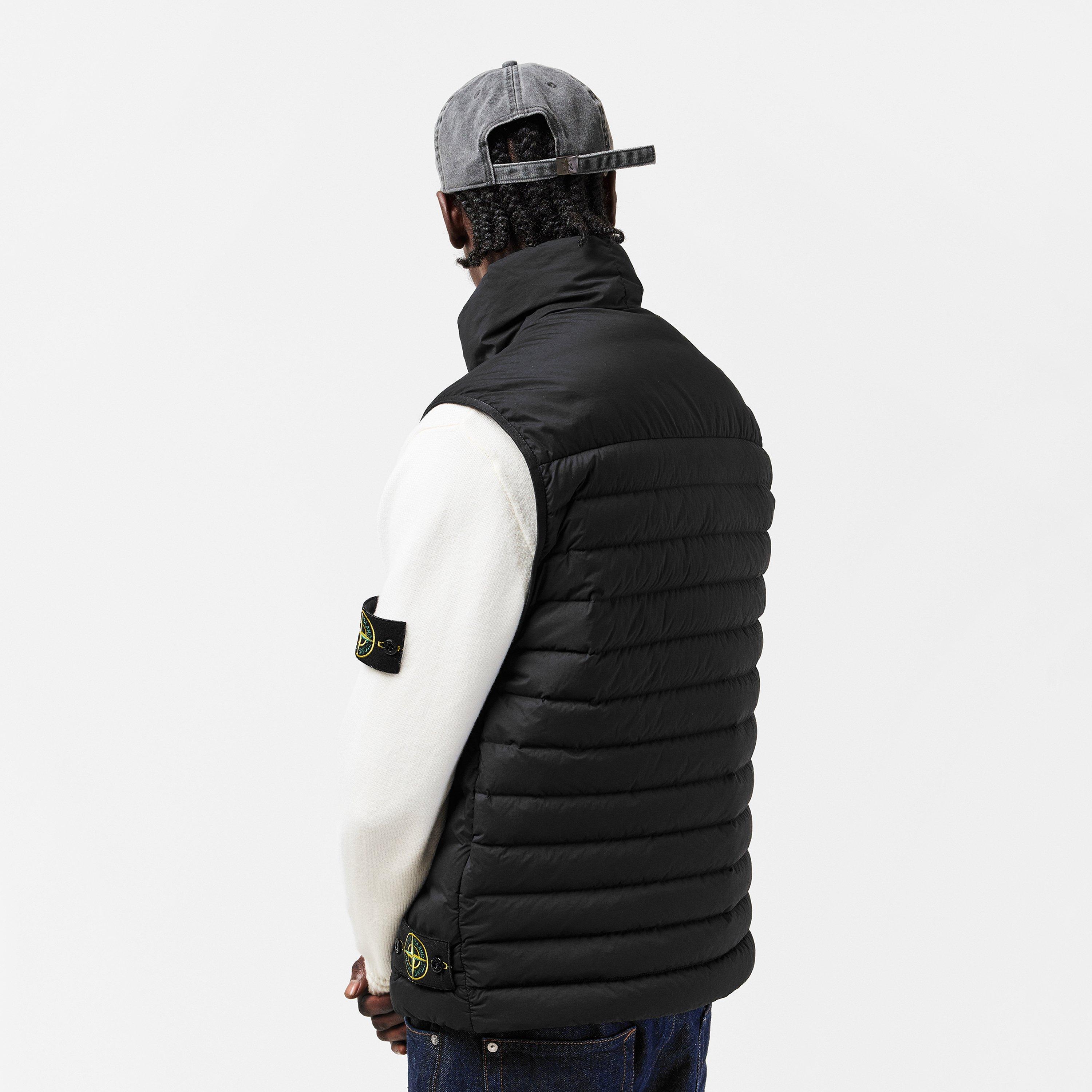 Nero V0029 - Stone Island - Men's Loom Sleeveless Gilet - 4