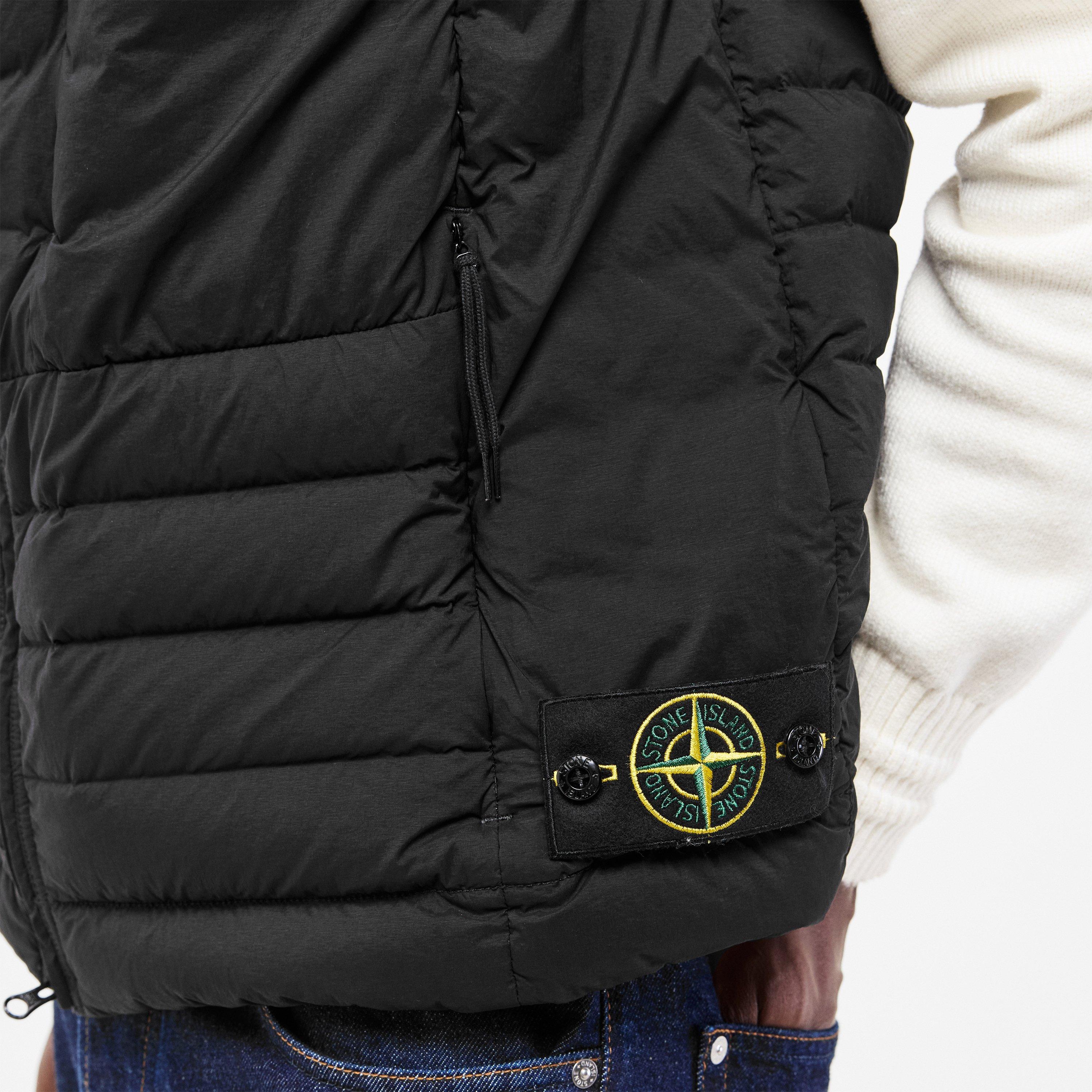 Nero V0029 - Stone Island - Men's Loom Sleeveless Gilet - 5