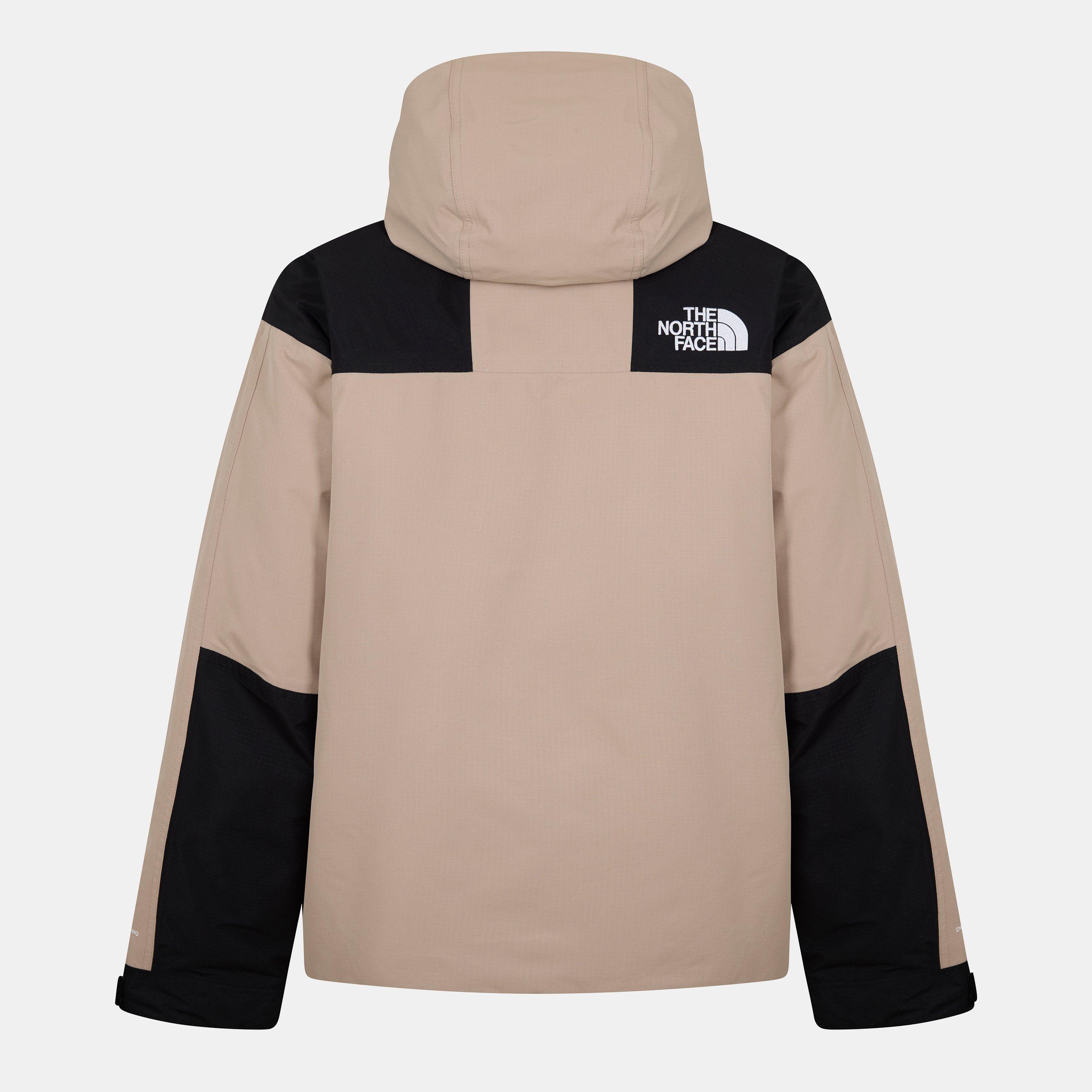 Mushroom Grey - The North Face - Men's Mountain Insulated Water Repellent Short Puffer Jacket - 2
