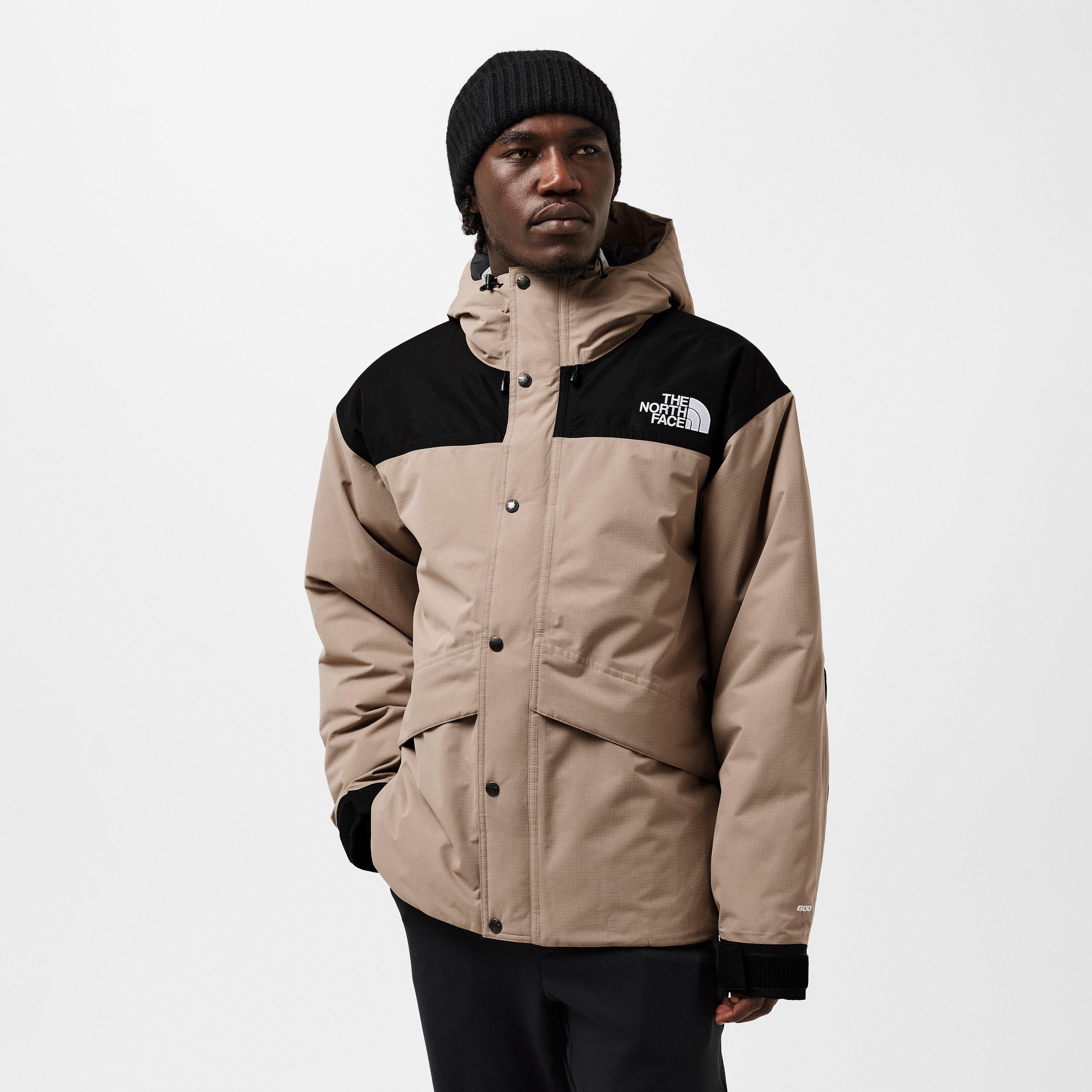 Mushroom Grey - The North Face - Men's Mountain Insulated Water Repellent Short Puffer Jacket - 3