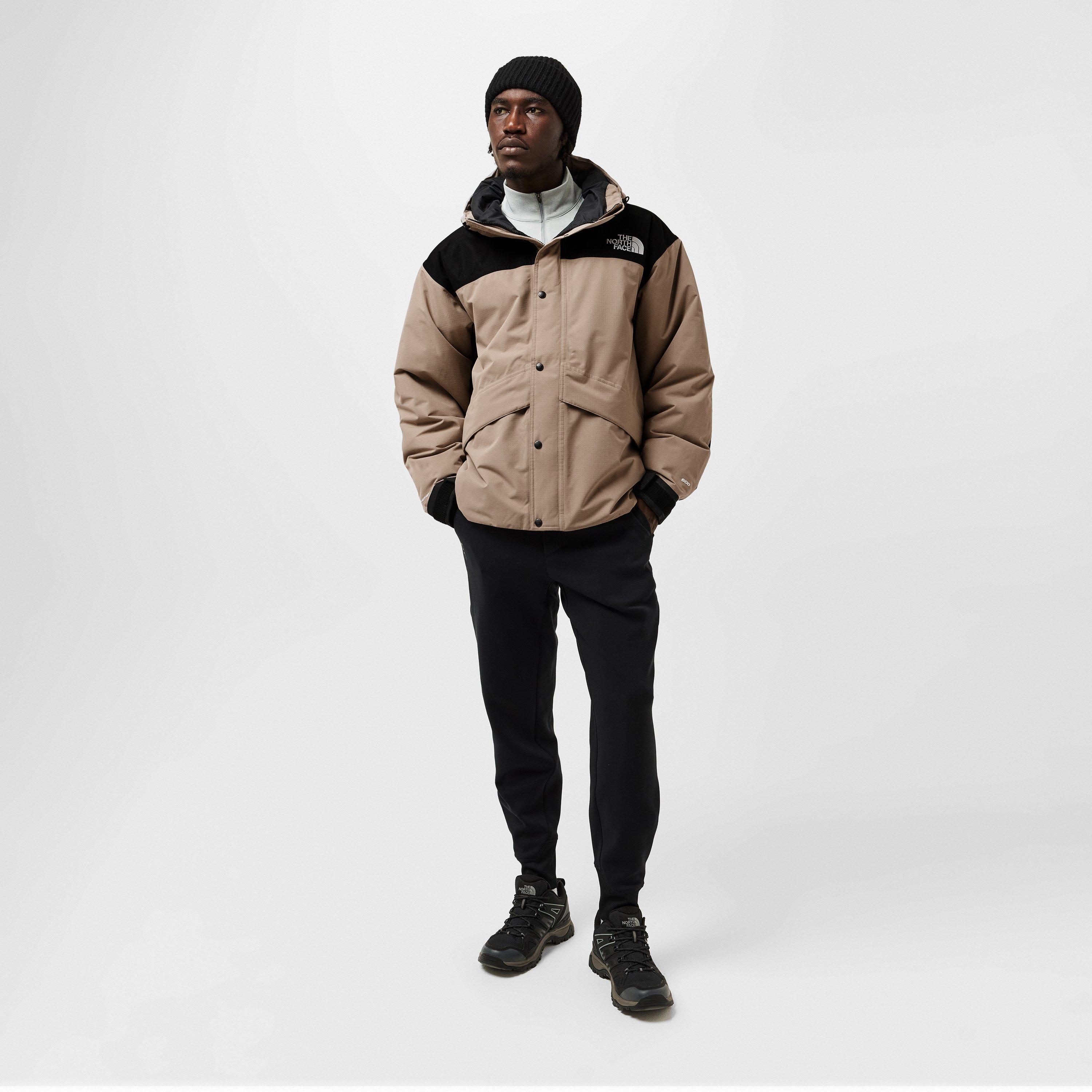 Mushroom Grey - The North Face - Men's Mountain Insulated Water Repellent Short Puffer Jacket - 6