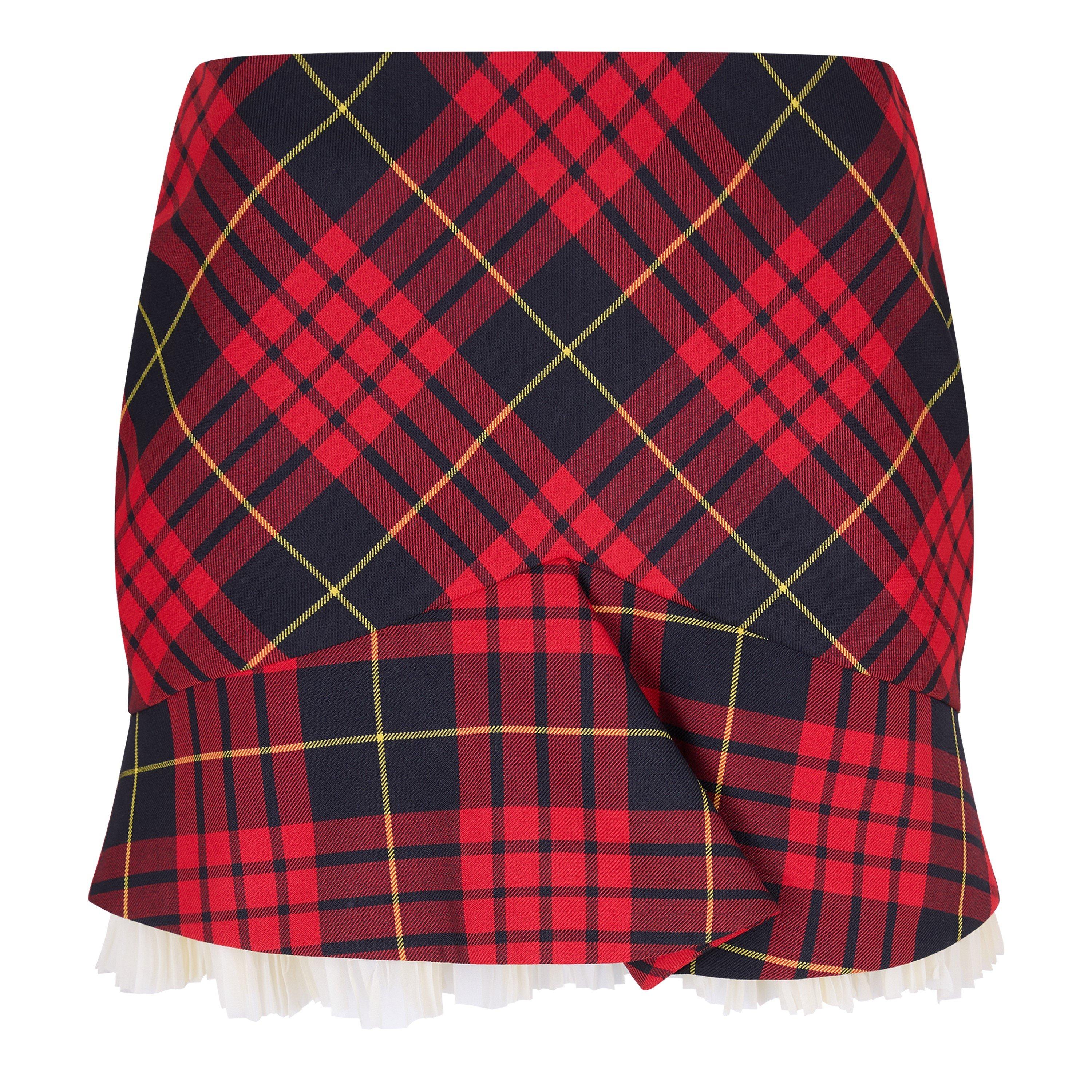 McQueen Check - Alexander McQueen - Alex Kick Mini Skirt Ld61 - 1