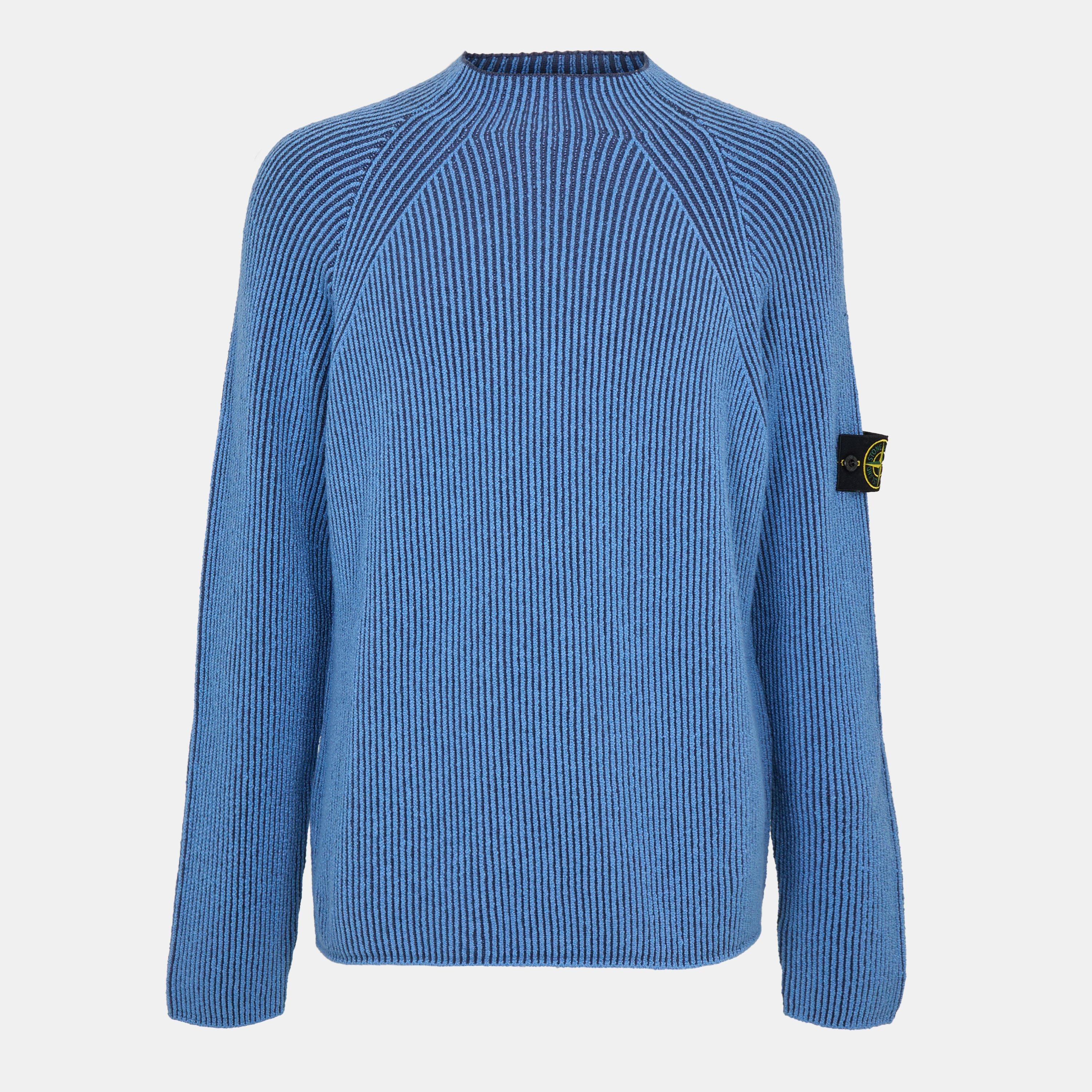 Blue Acc V002B - Stone Island - Men's Knitted Top - 1