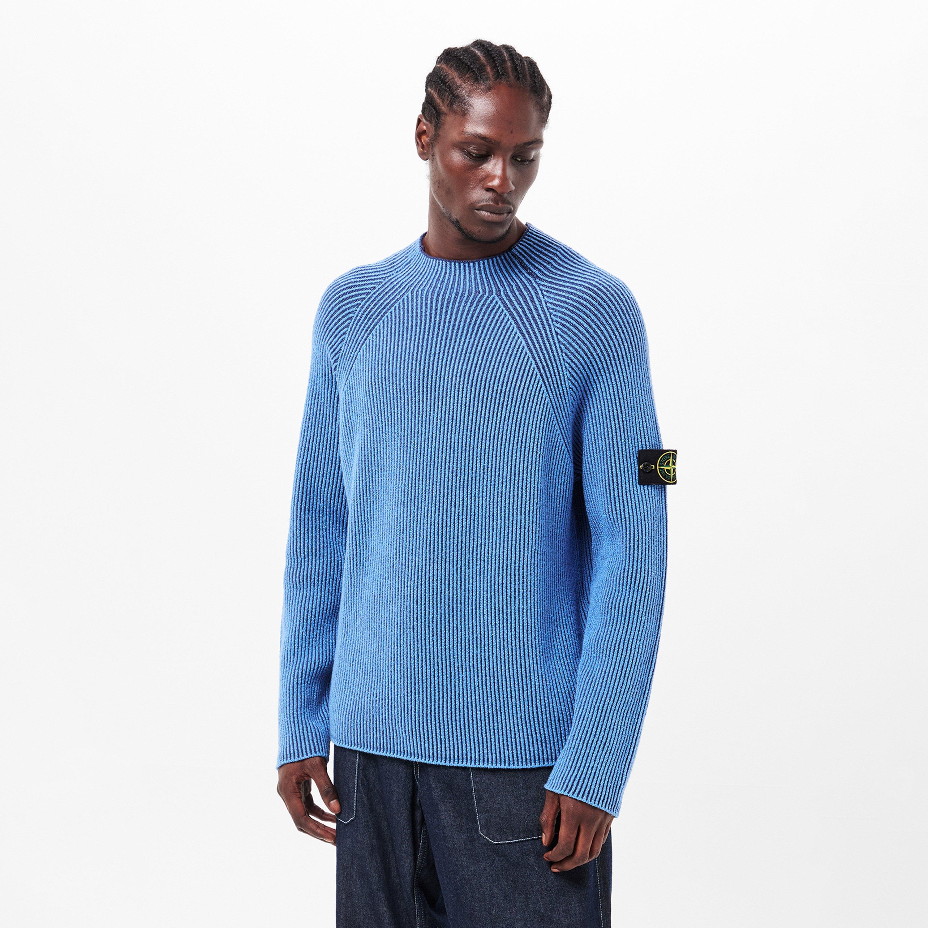 Blue Acc V002B - Stone Island - Men's Knitted Top - 3
