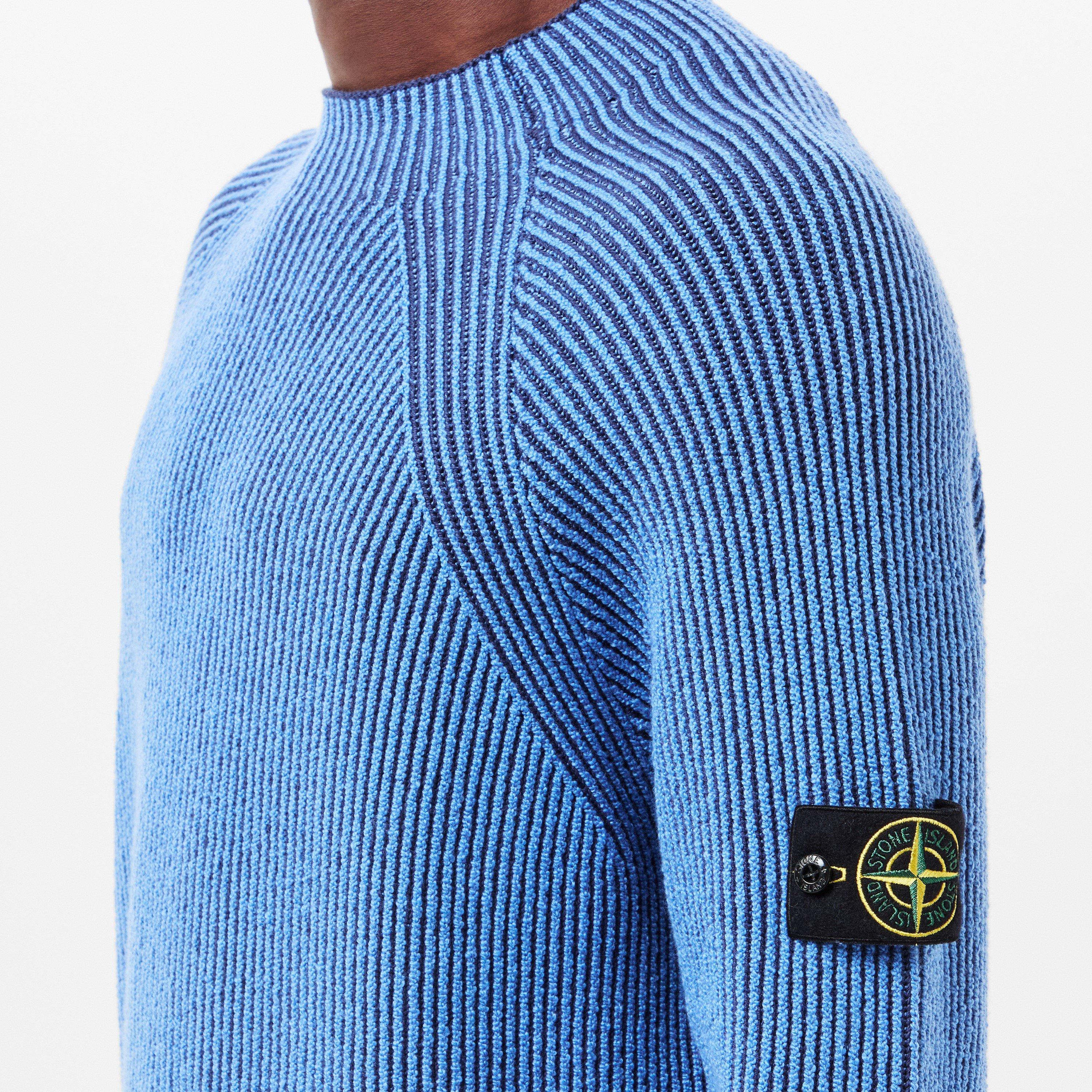 Blue Acc V002B - Stone Island - Men's Knitted Top - 5