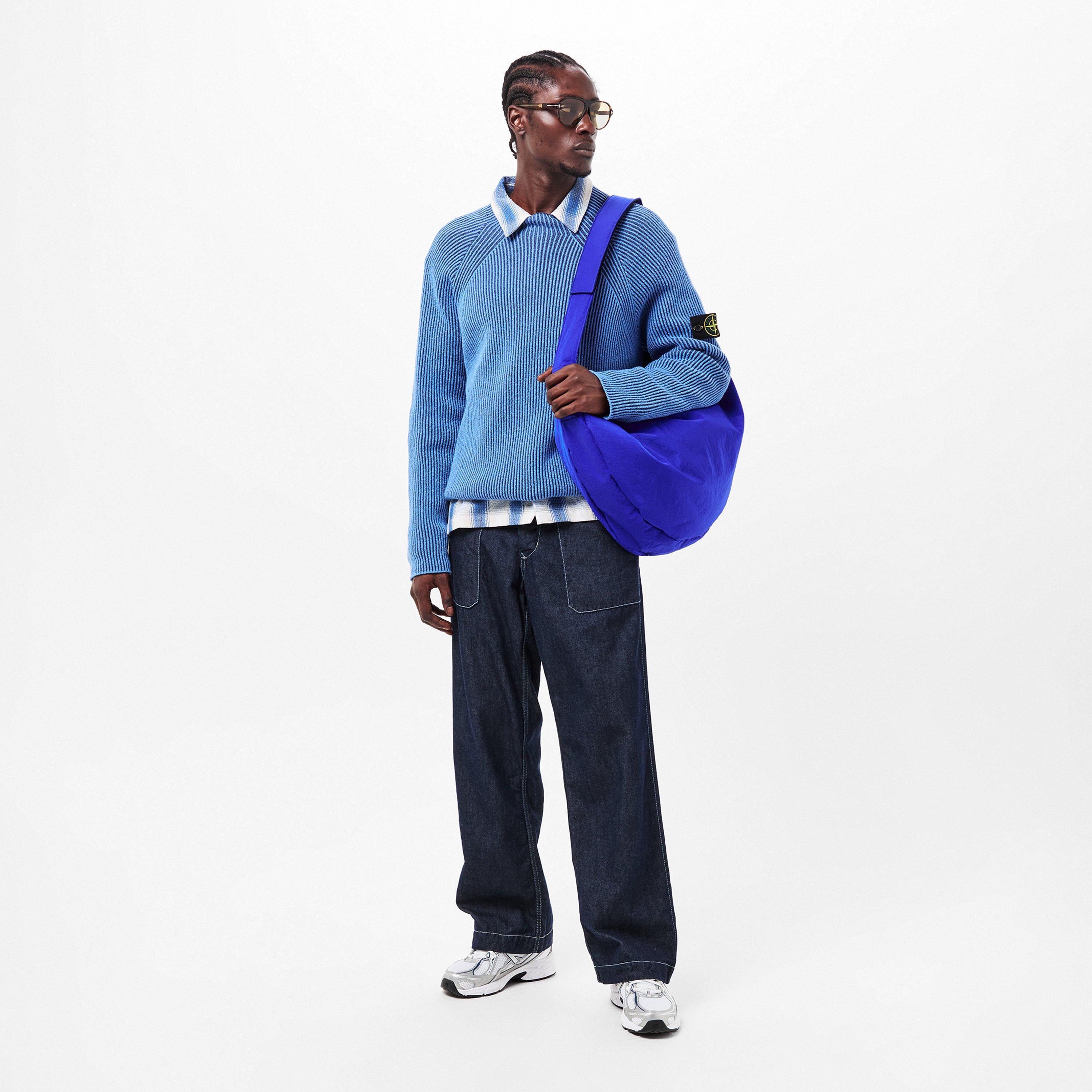 Blue Acc V002B - Stone Island - Men's Knitted Top - 6