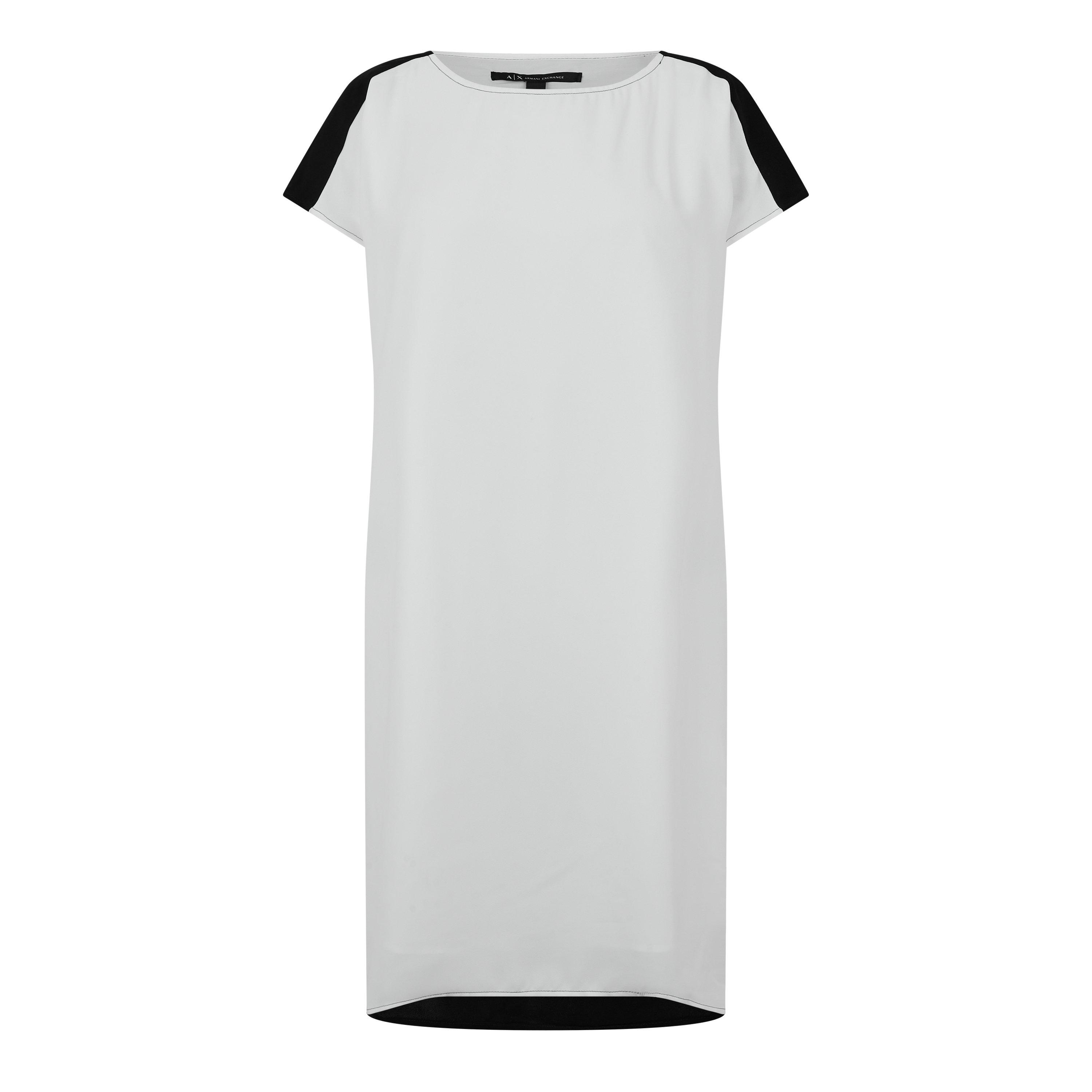 Off White/Black - Armani Exchange - Women's Maxi Dress - 1