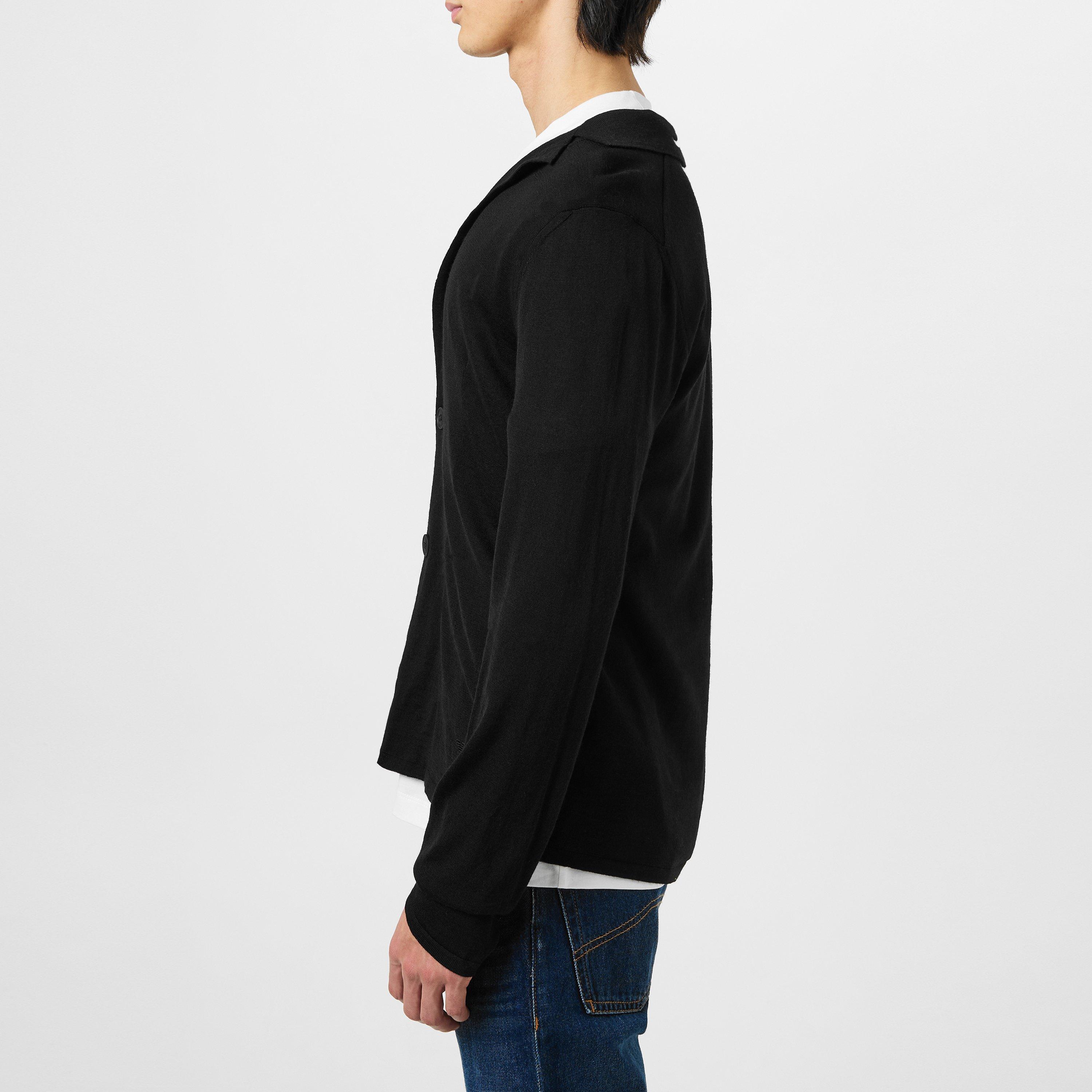 トップス EMPORIO ARMANI design long cardigan EMPORIO ARMANI cardigan navy | BRAUN Hamburg