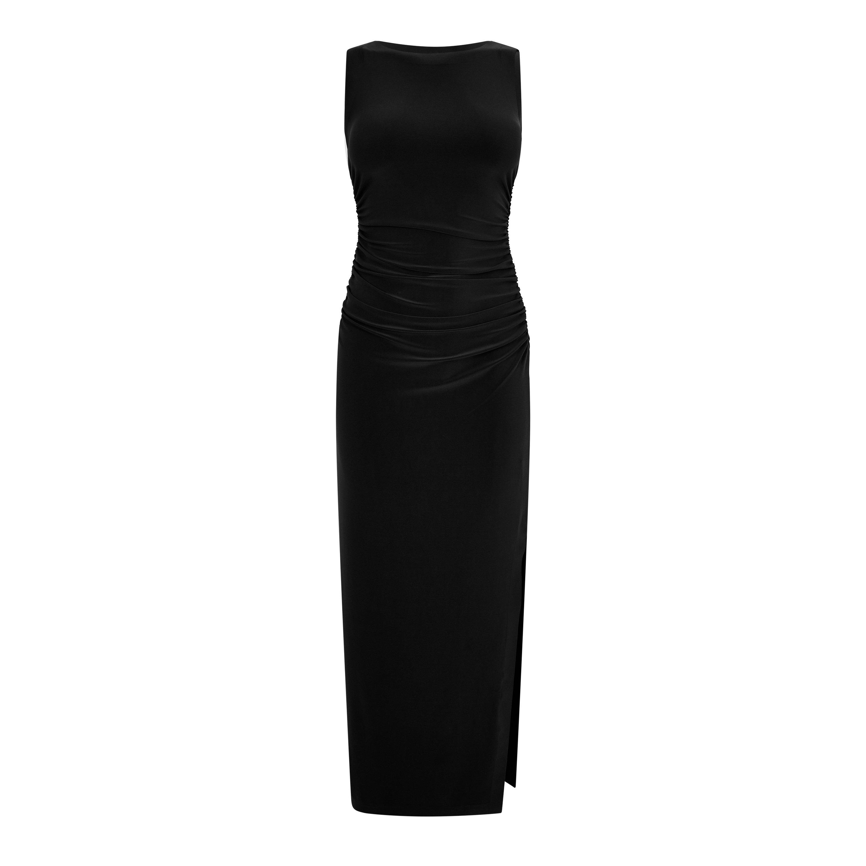 Norma Kamali Women's Sleeveless Maxi Dress - Black - SMALL