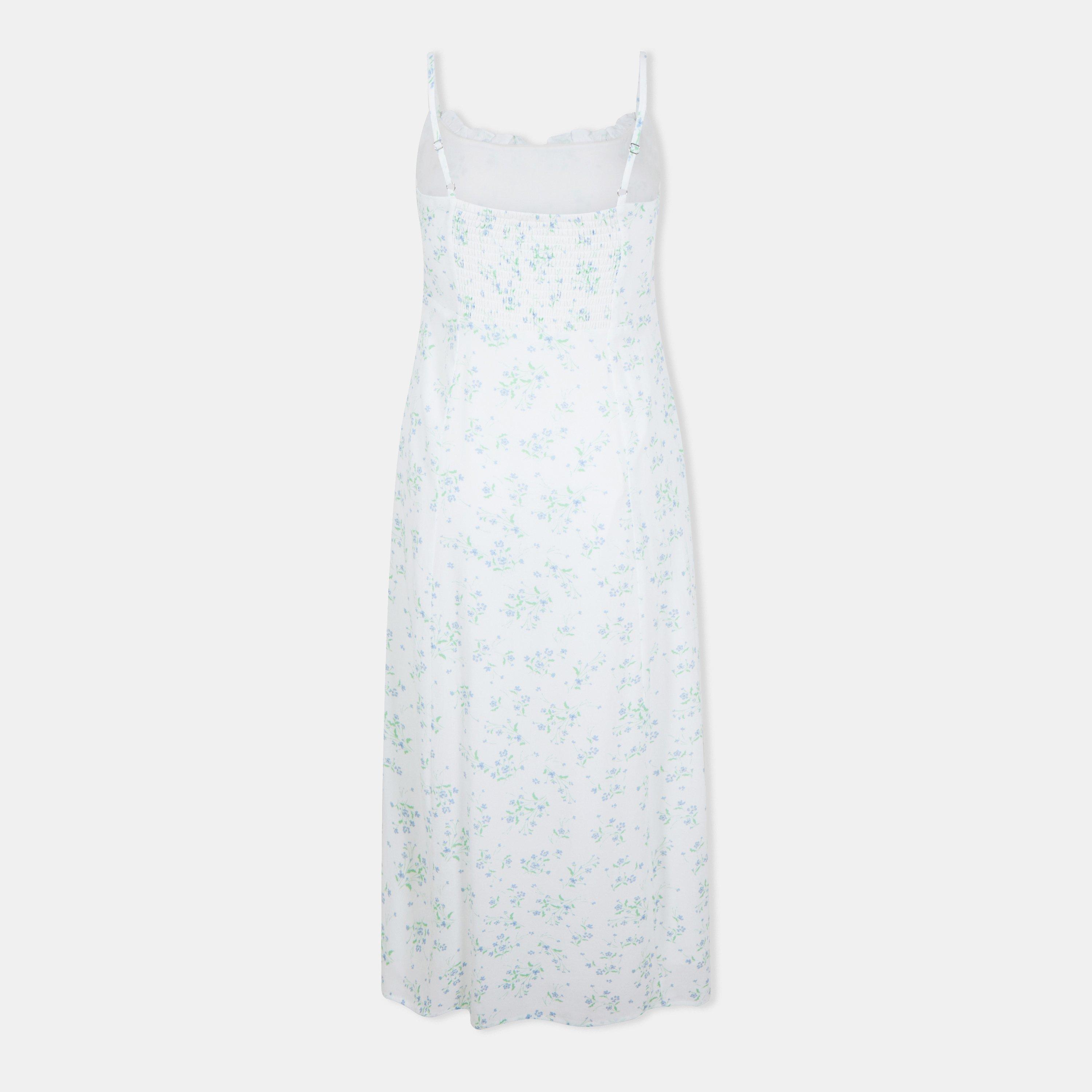 White/Blue Dits - Jack Wills - Midi Tea Dress - 2