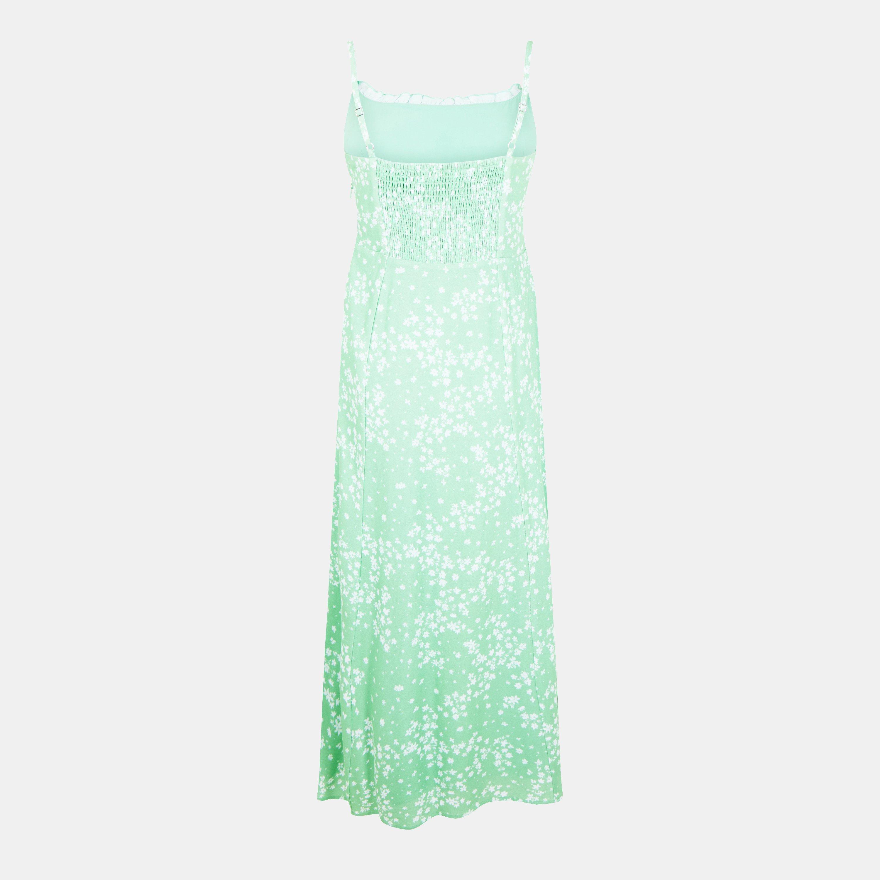 Green Ditsy - Jack Wills - Women's Midi Tea Dress - 2